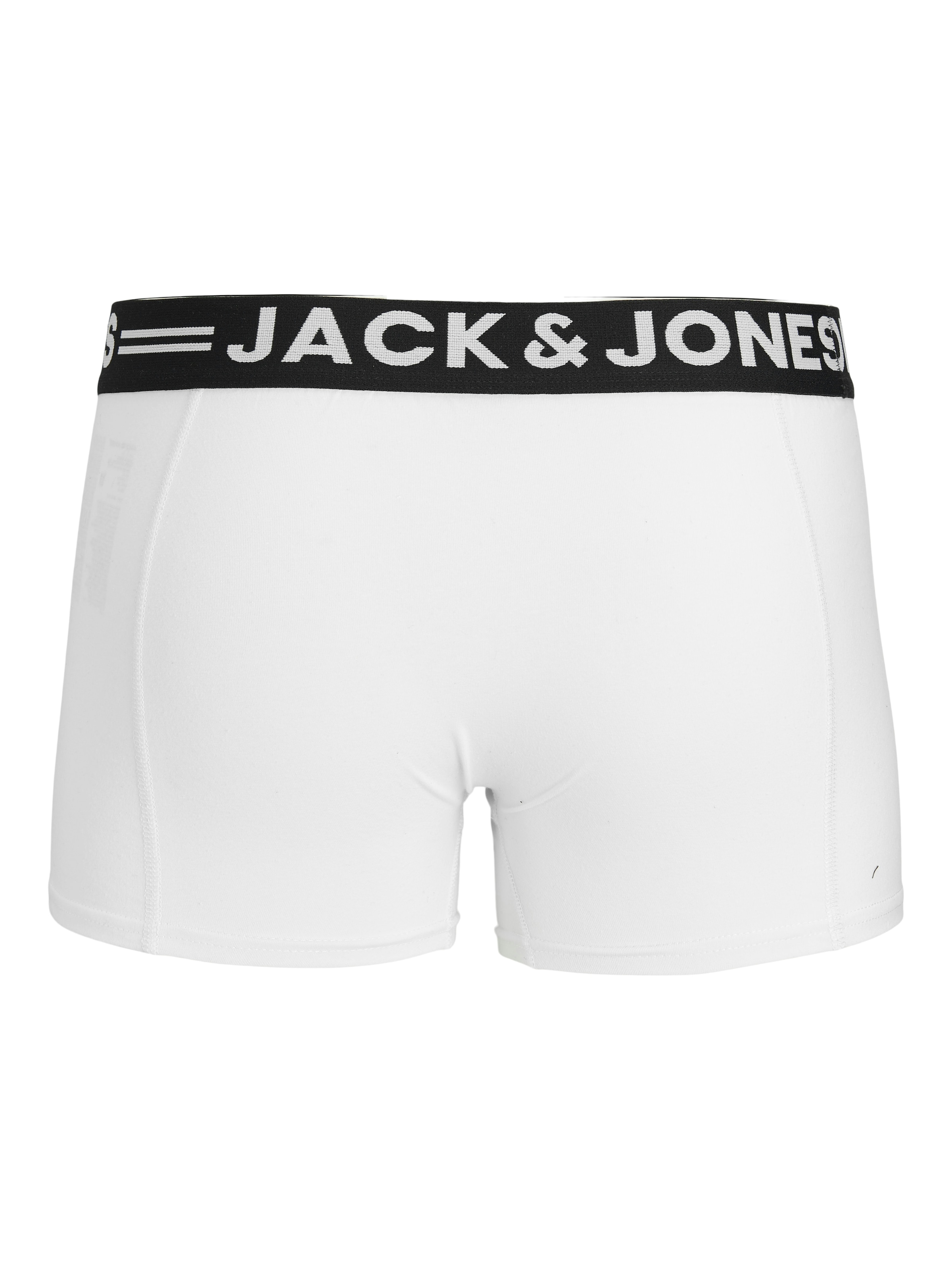 Jack & Jones Boxer »Sense Trunks« Packung, 3er-Pack, 3 cuis Baumwollmischung, elastisches Bündchen