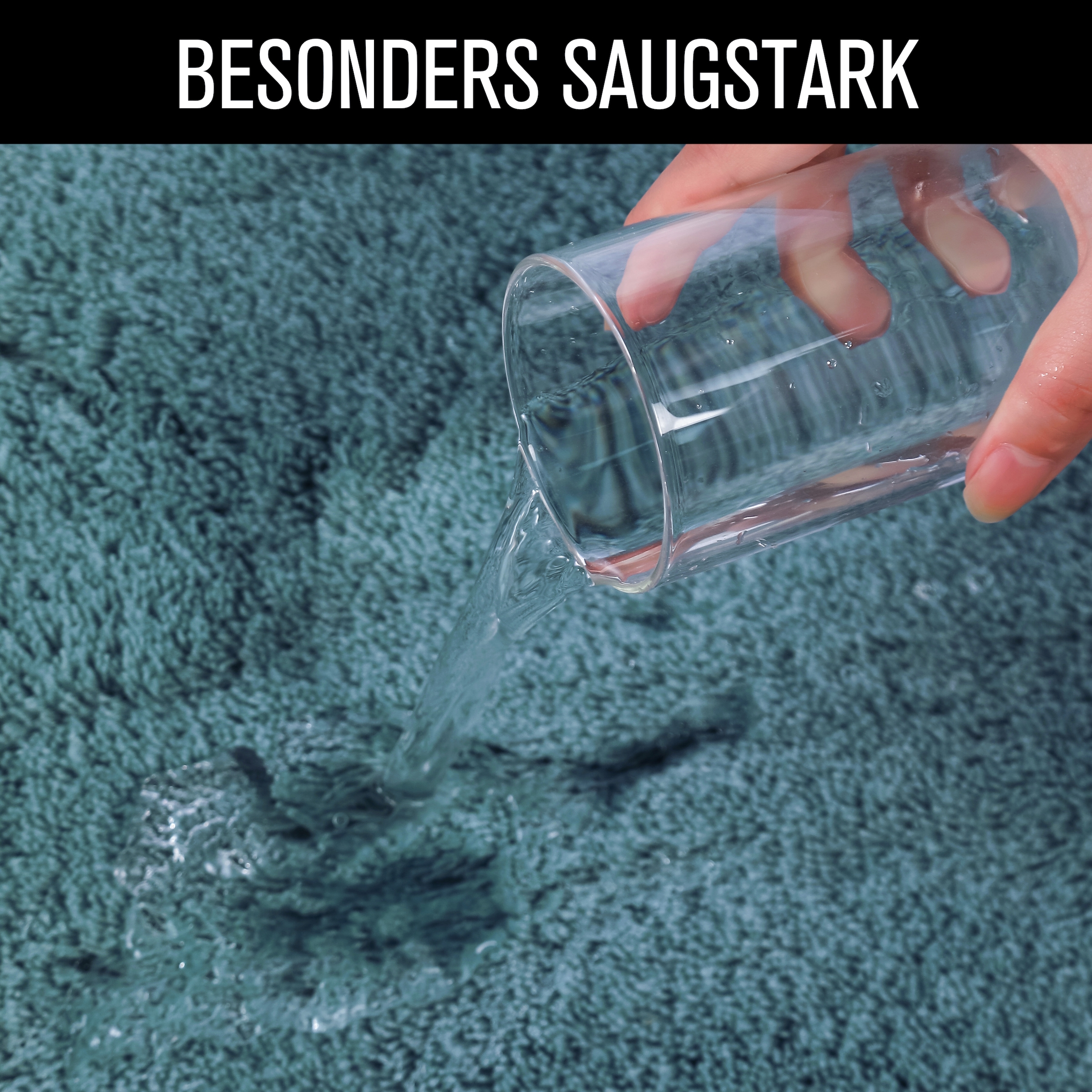 Möve Badematte »Loft, Badvorleger, Badezimmer Teppich« Höhe 30 mm rutschhemmend beschichtet fussbodenheizungsgeeignet | schnell trocknend | strapazierfähig Badteppich, Badematten auch als 2 teiliges Set & rund