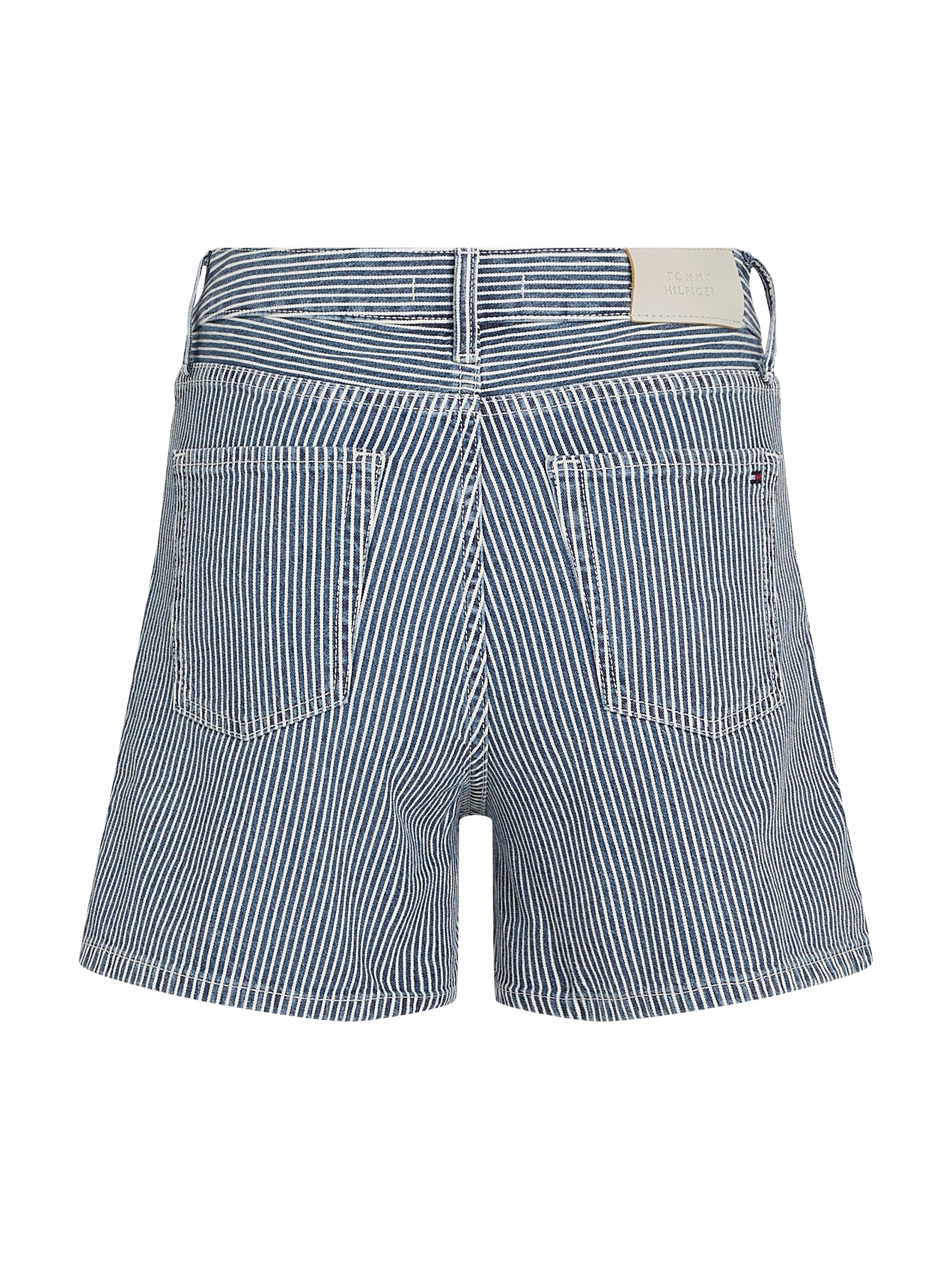 Tommy Hilfiger Short »DNM MINI SHORT HW JAZ«  mit Streifen-Muster