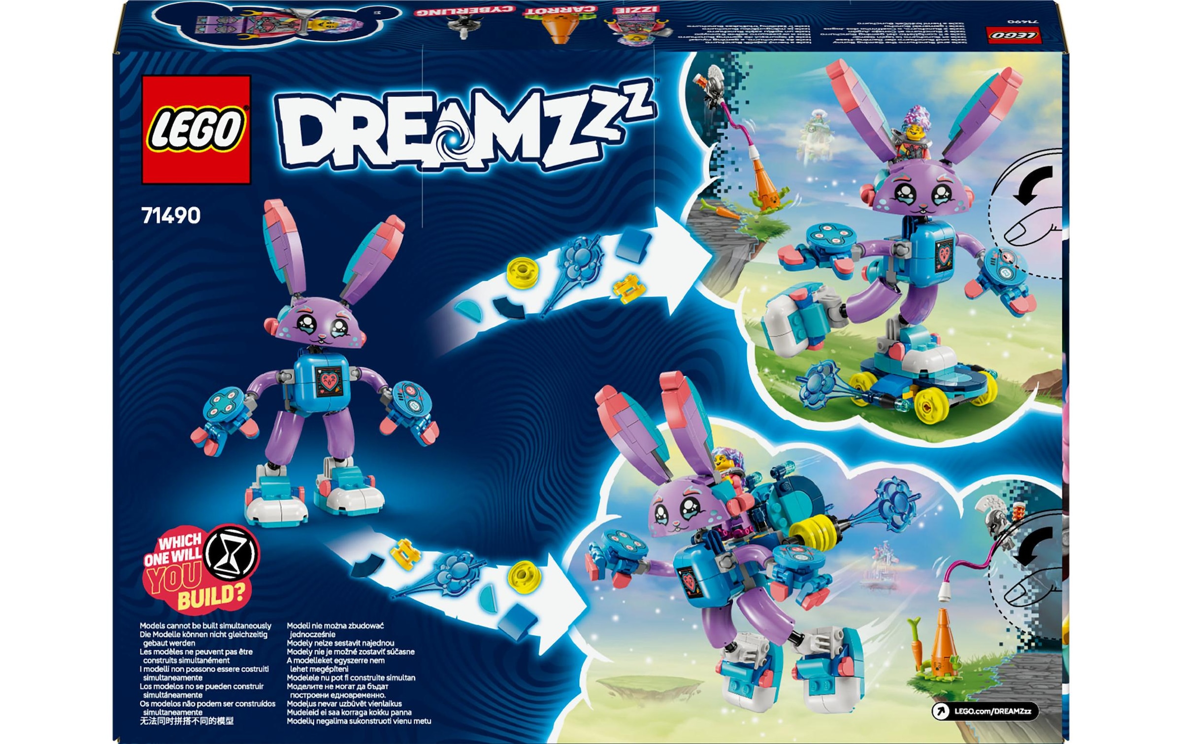LEGO® Spielbausteine »DreamZzz Izzie und Bunchurro der Gaming-Hase 71490«