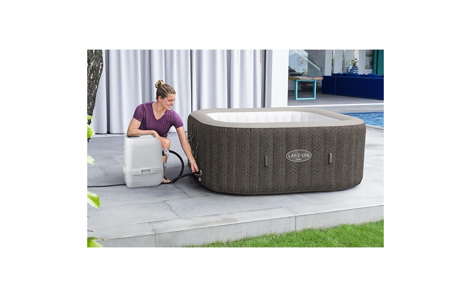 Bestway Whirlpool »Cabo HydroJet« Energieeffizienter Whirlpool mit App-Steuerung für sechs Personen