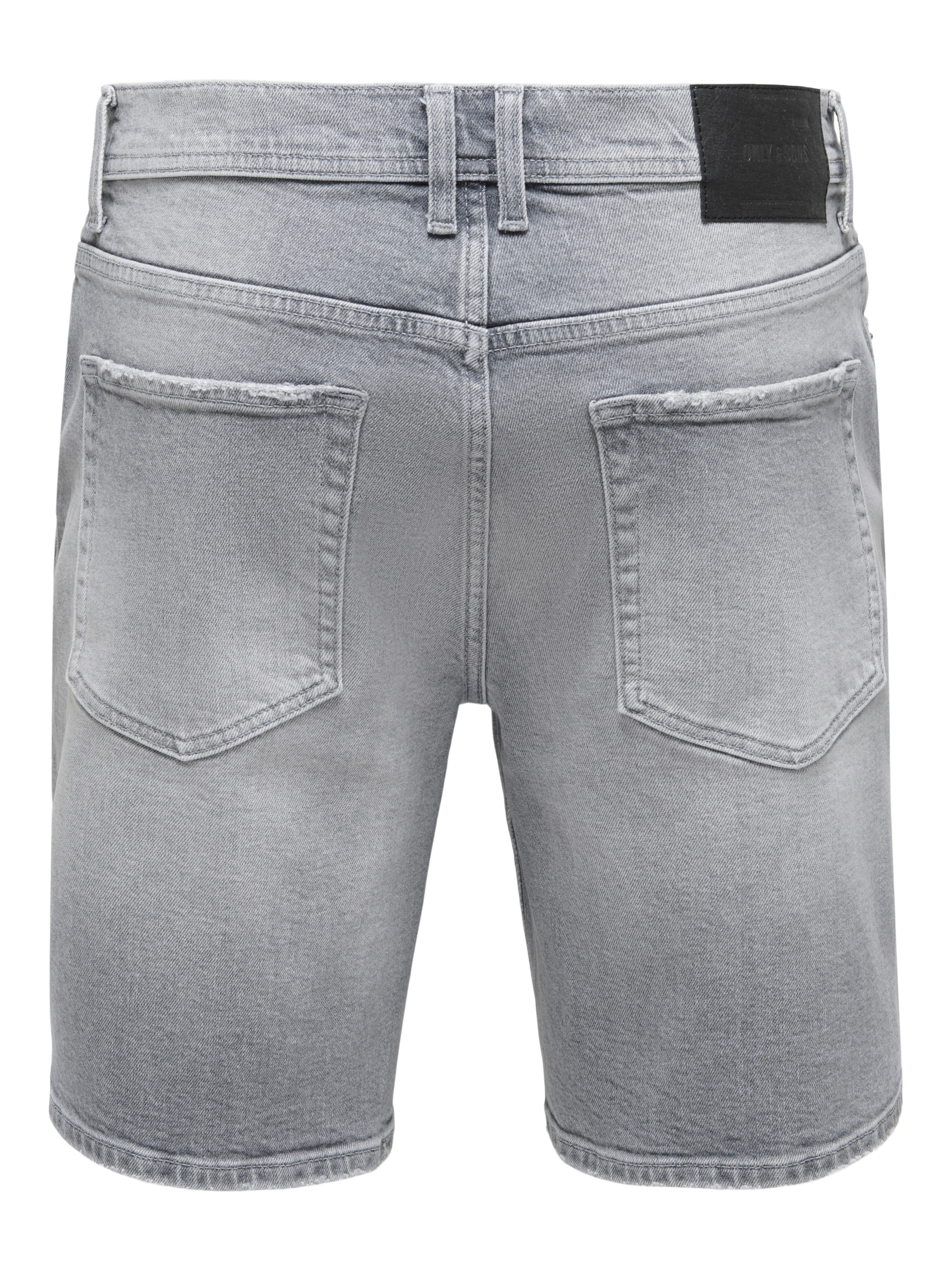 ONLY & SONS Short en jean »ONSEDGE PERF MG 9375 DOT DNM SHORTS NOOS« mélange coton, coupe droite