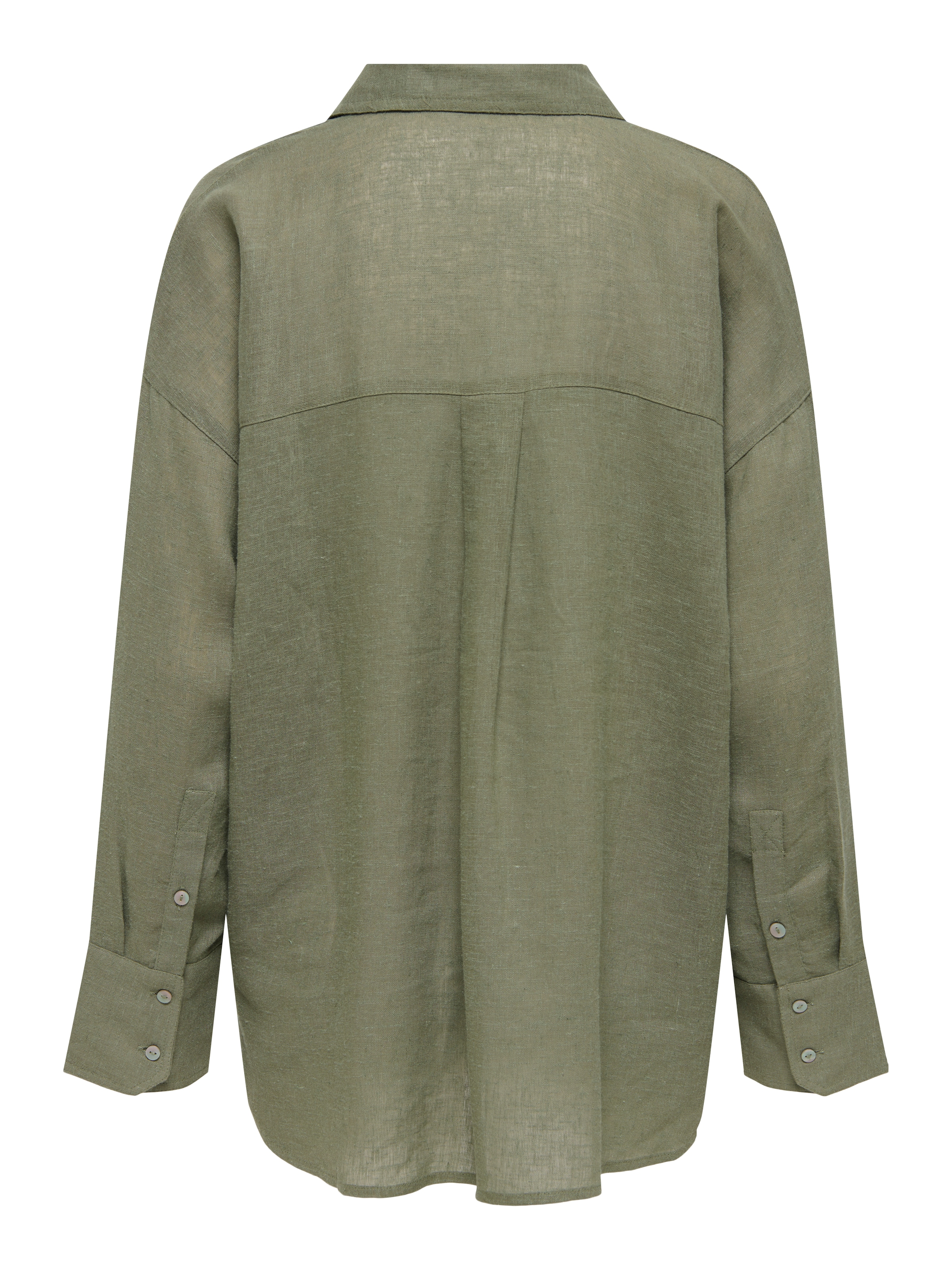 ONLY Blouse chemise »ONLBRUXELLES V- LS LIN BL SHIRT PNT NOOS« avec lin