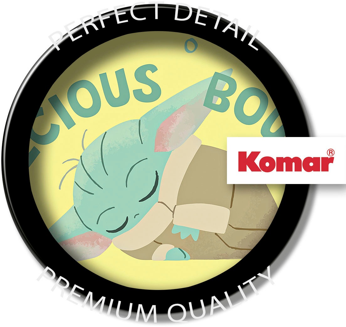 Komar Leinwandbild »The Mandalorian Little Grogu Precious - Grösse 30 x 30 cm« Disney 30 x 30 cm (Breite x Höhe), 1 Stk. tlg. Keilrahmenbild mit Echtholzrahmen, Kinderzimmer