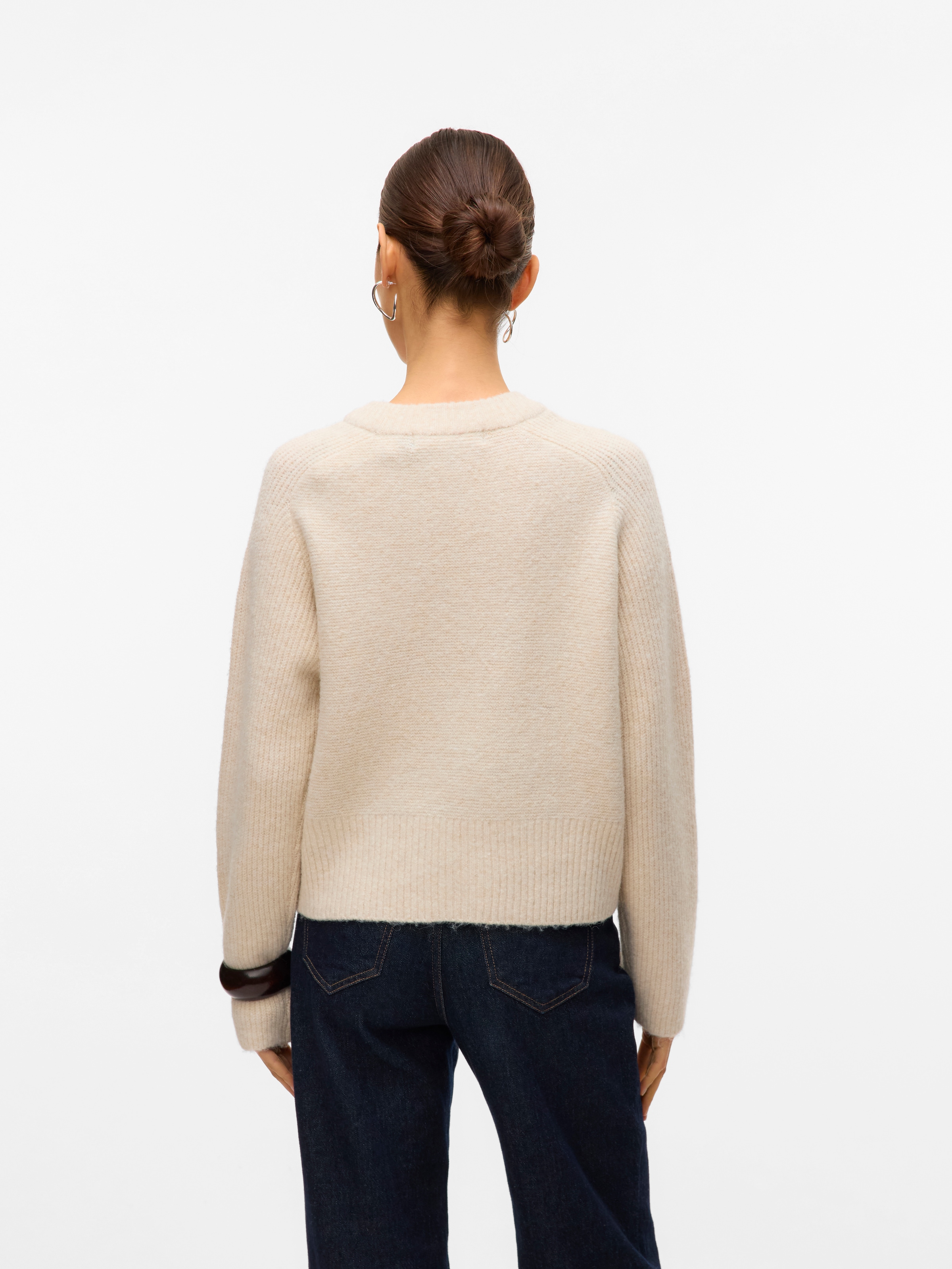 Vero Moda Strickpullover »VMBANG LS O-NECK PULLOVER BOO«