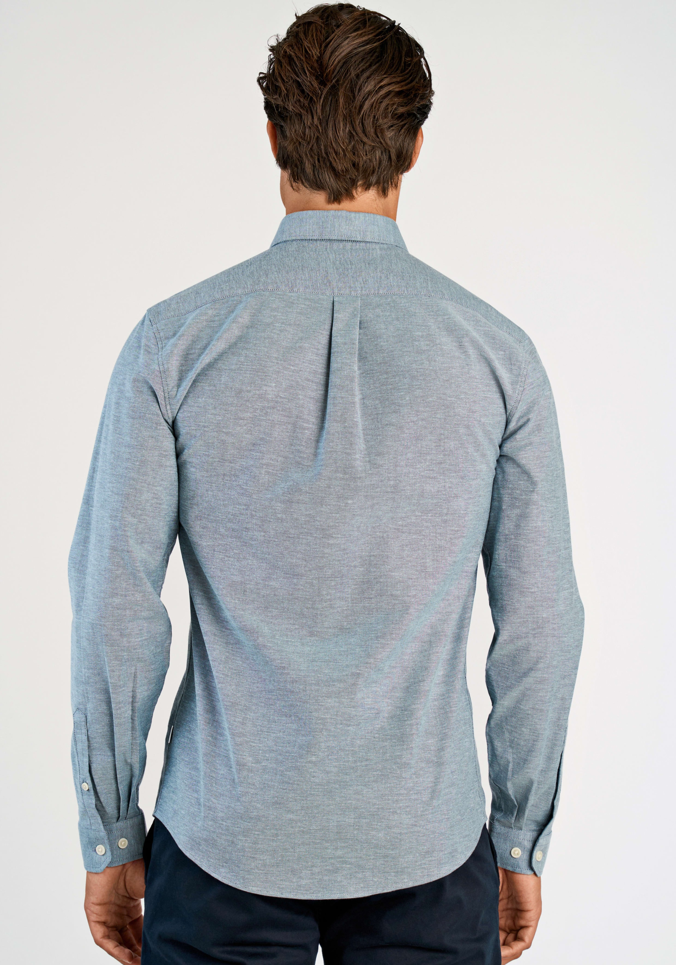 LINDBERGH Chemise à manches longues mit Button-Down-Kragen