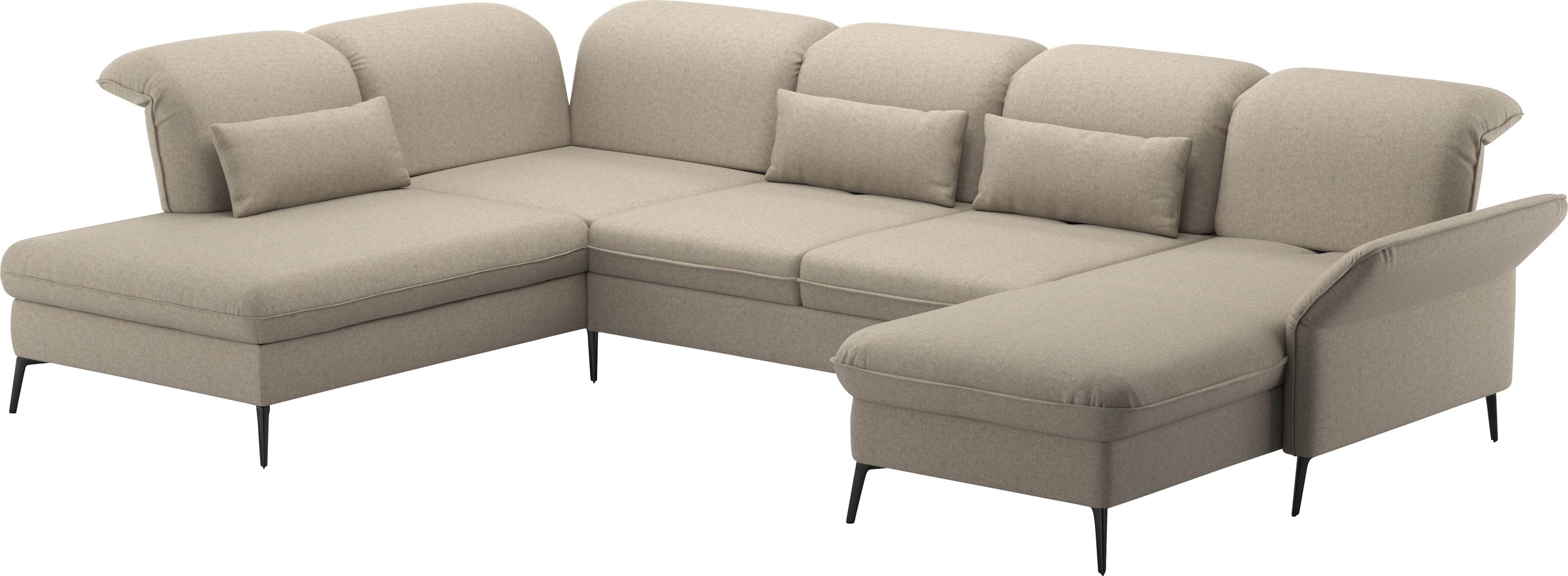 sit&more Paysage de salon »Emely, inkl. Sitztiefenverstellung« wahlweise mit Bettfunktion,Bettkasten,Kopf- & Armteilverstellung