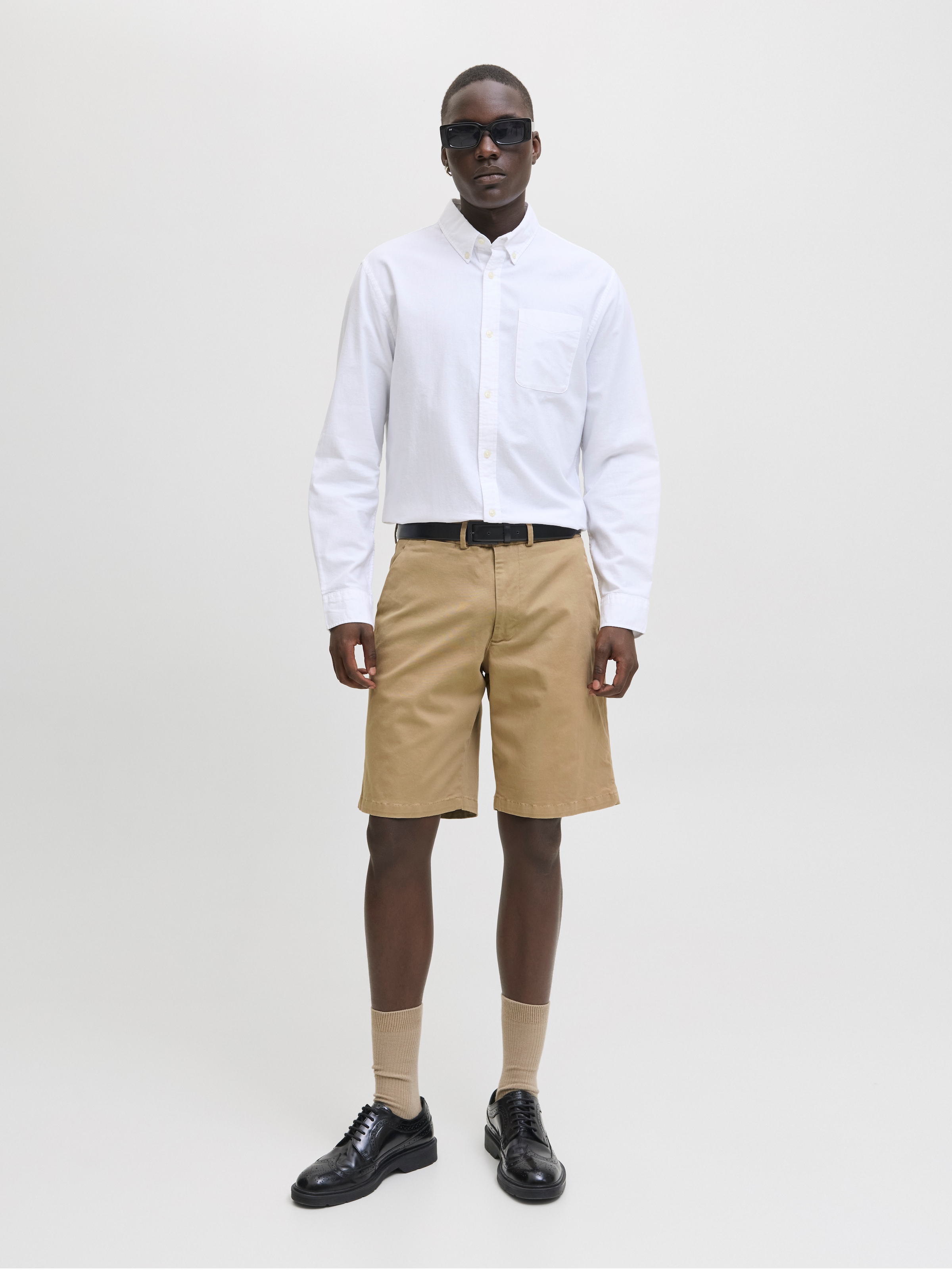 Jack & Jones Short en chino »JPSTKARL BARRET CHINO SHORTS MID SN«  avec poches