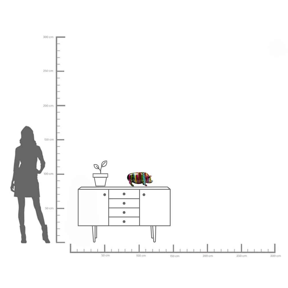 Kare Design Dekofigur »Deko Figur Pig Holi 22cm«