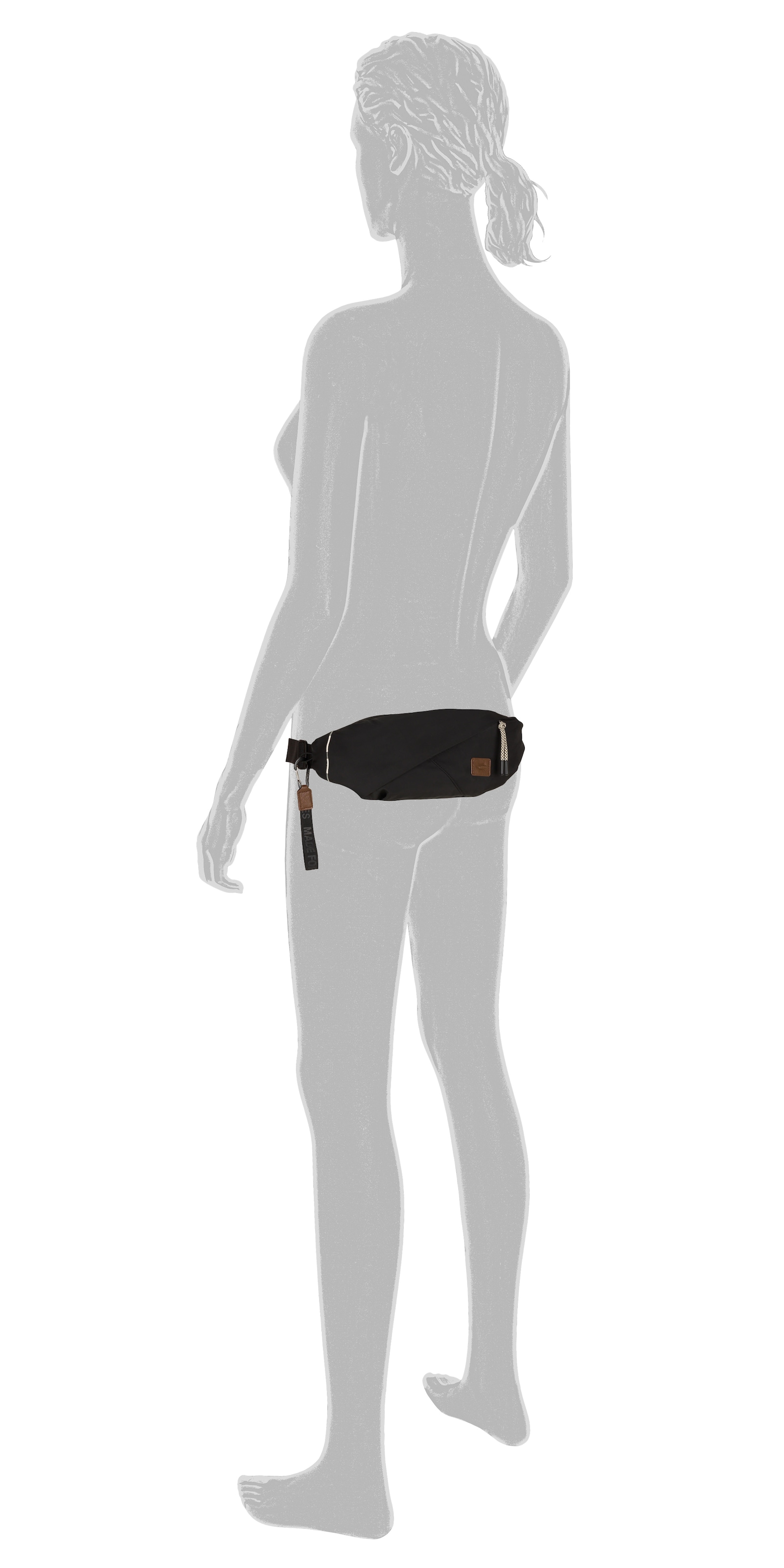 camel active Bauchtasche »Aurum« aus recyceltem Polyester in Nylonstruktur, leicht & mit feinen Details