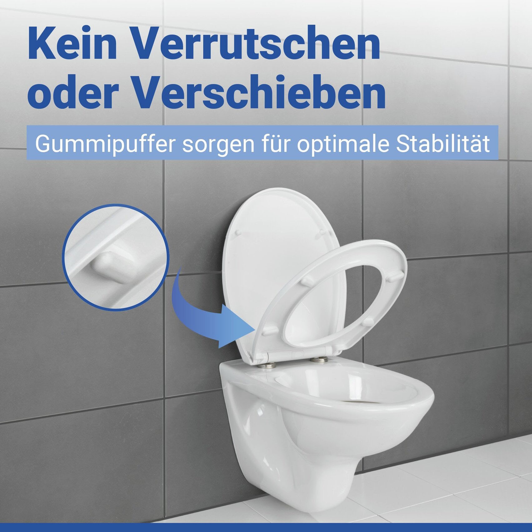 WENKO WC-Sitz »Ostuni« 1 Stk. tlg. Thermoplast, belastbar mit 300 kg, mit Absenkautomatik