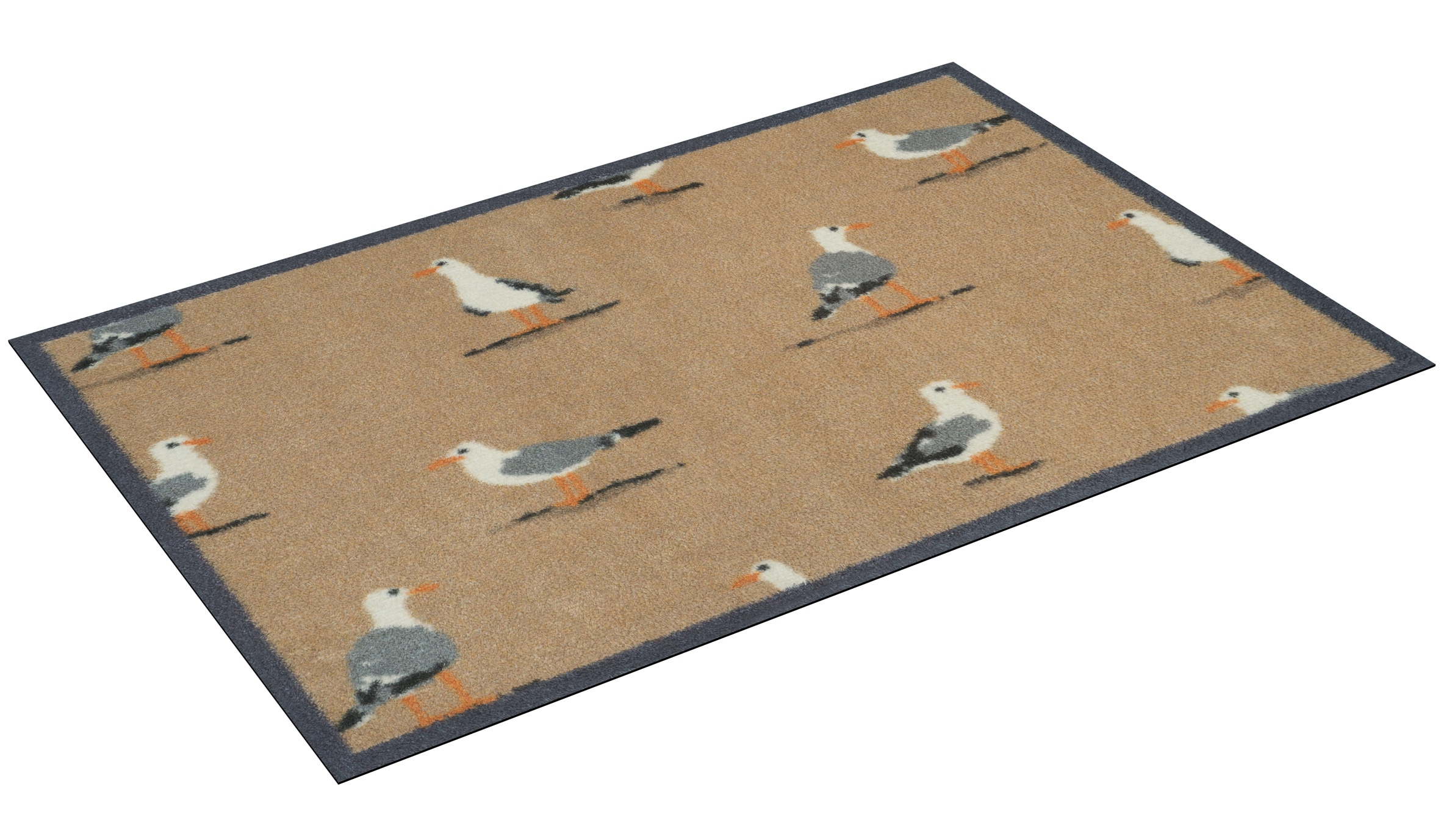 Turtle Mat Tapis de sol »Shore Birds Neutral« Rectangulaire 9 mm Höhe