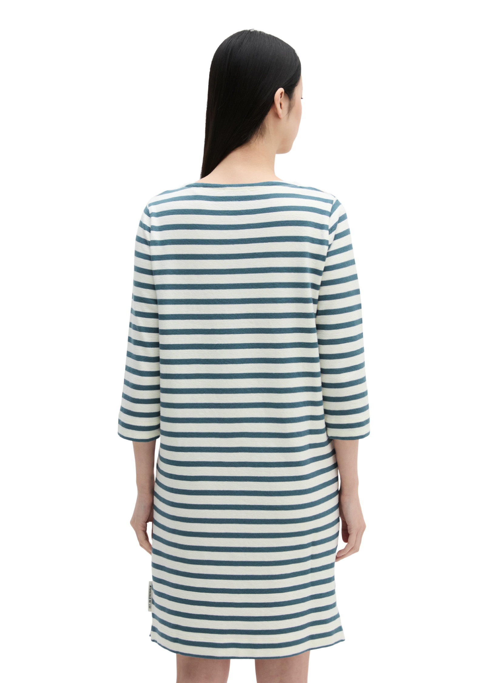 Marc O'Polo Robe en jersey rayé, coupe ample en jersey doux