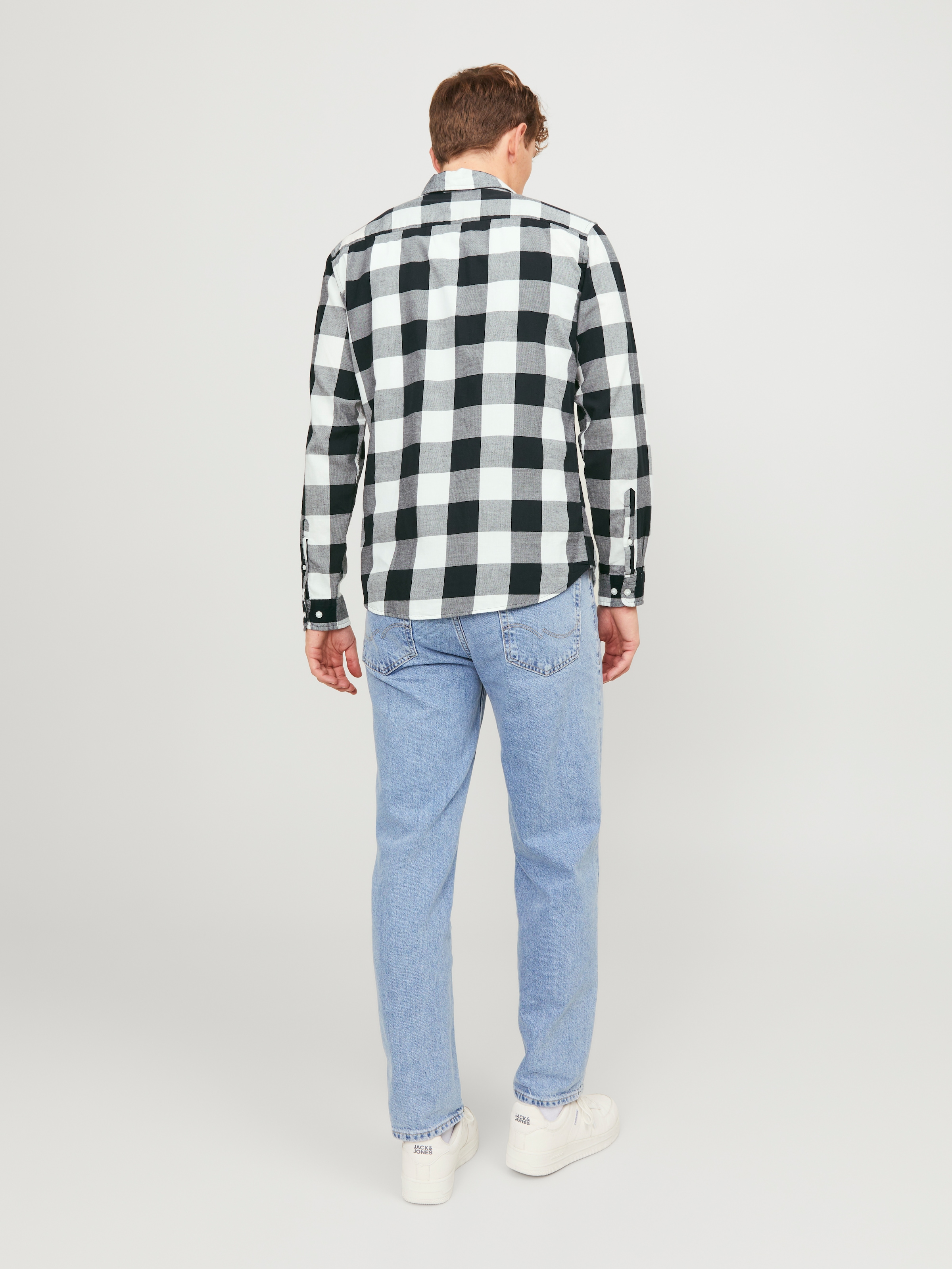 Jack & Jones Karohemd »JJ JJEGINGHAM TWILL SHIRT L/«