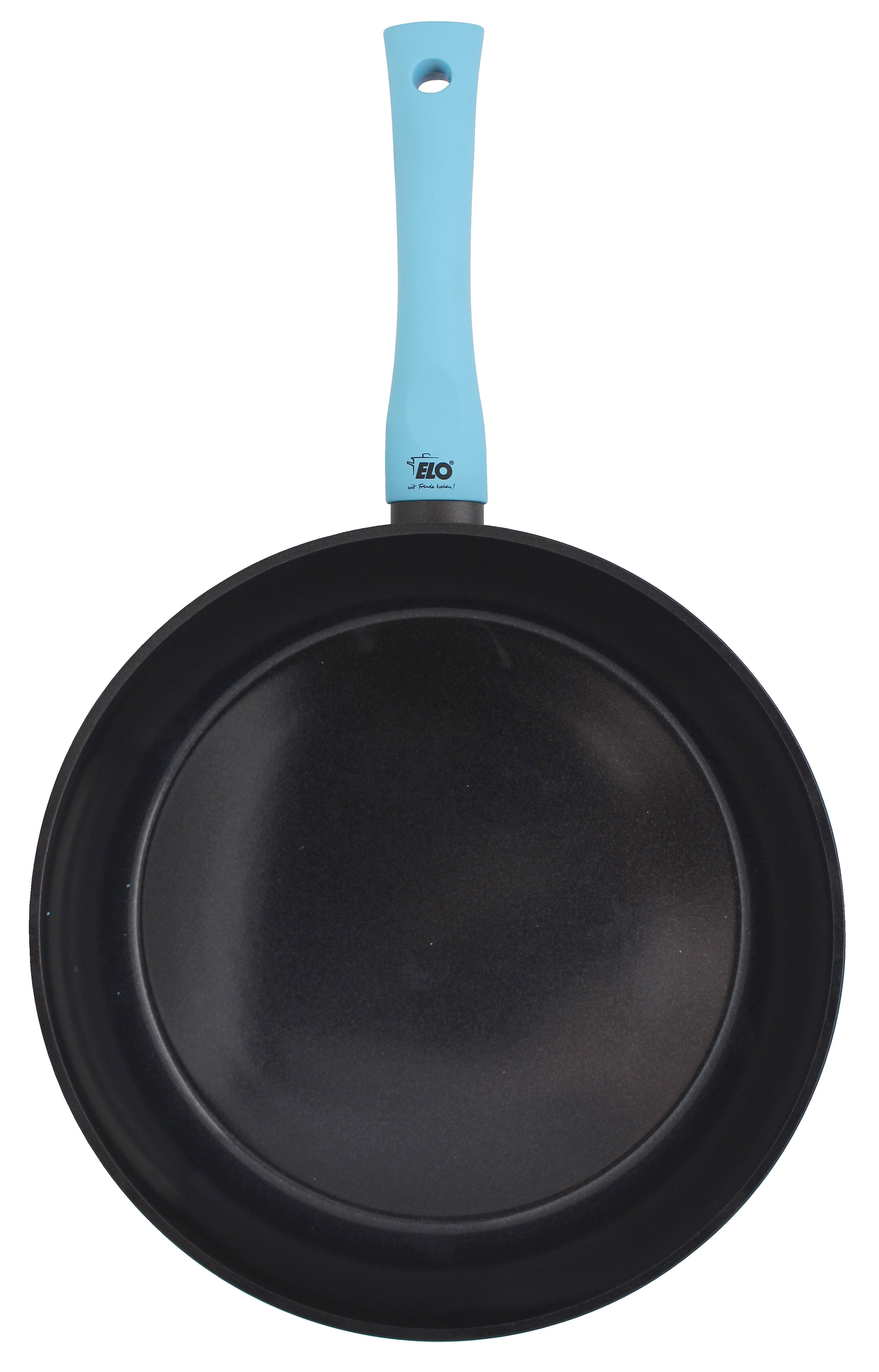 Elo Basic Schmorpfanne »Colorio mit farbigem Protektor« Aluminium Set, 2 tlg. Soft-Touch-Griff mit Flammenschutz