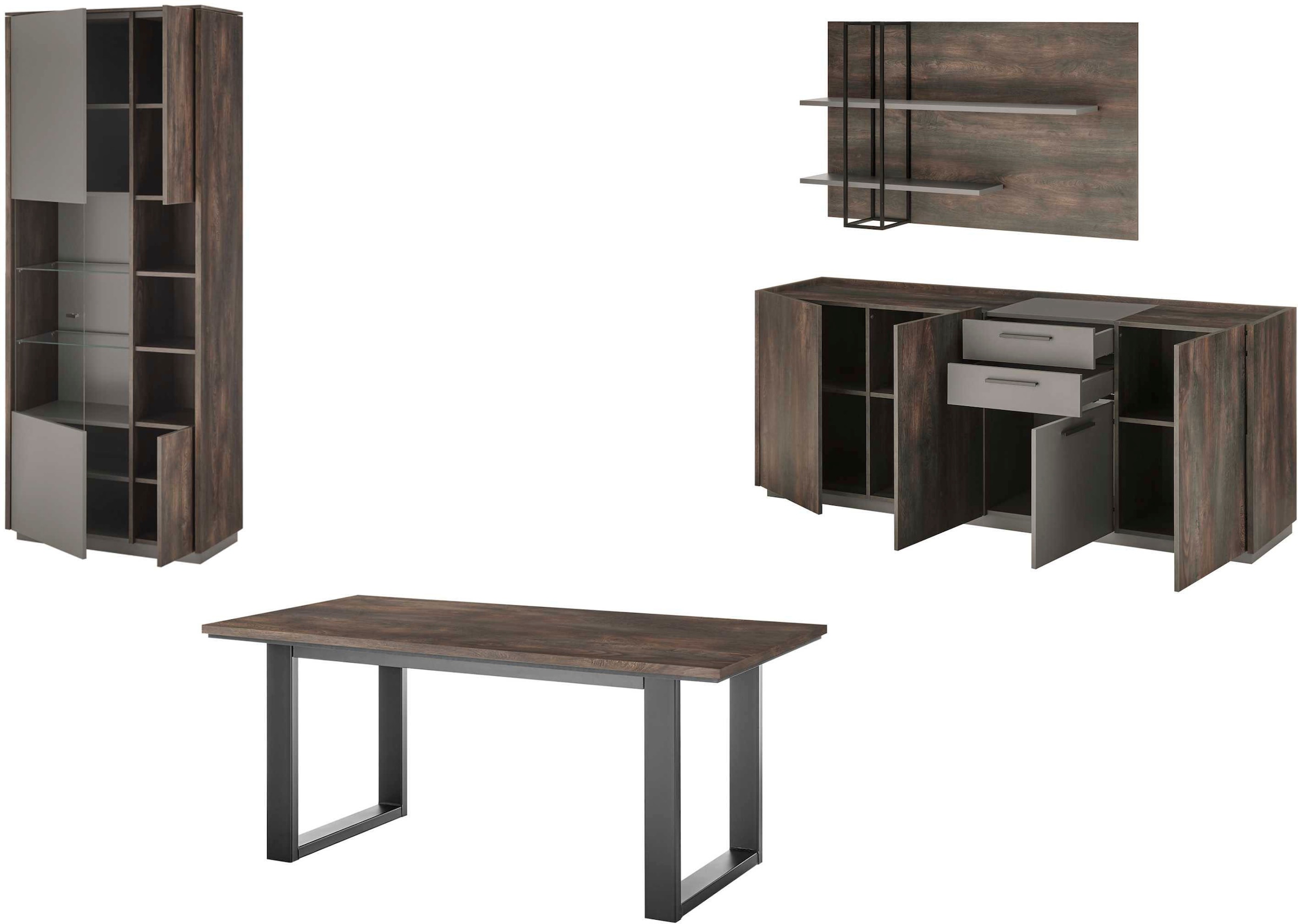 INOSIGN Esszimmer-Set »LARGO« Set, 4 Stk. tlg.