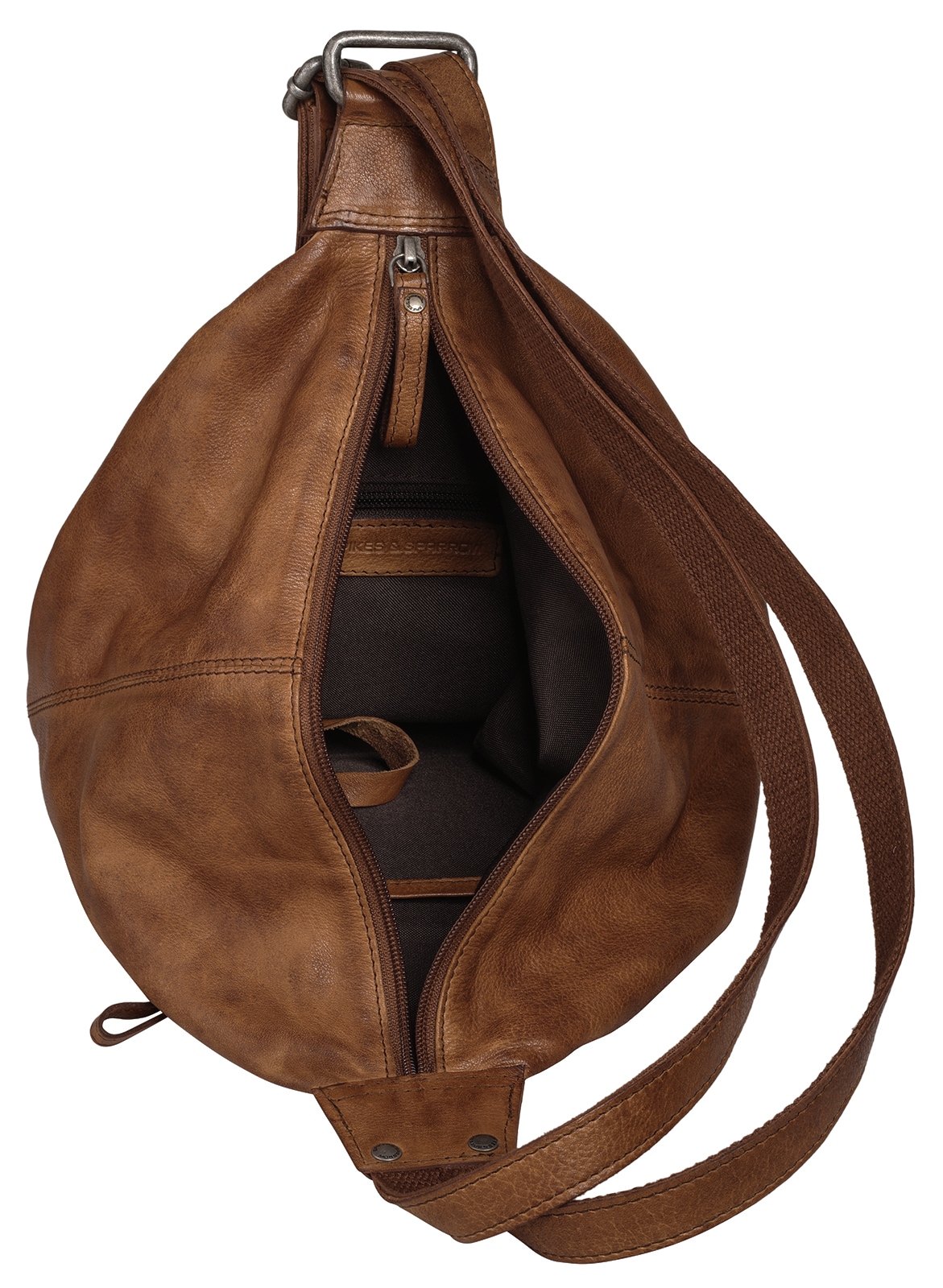 Spikes & Sparrow Sac à dos de ville »SPIKES & SPARROW Damen echt Leder« cuir véritable