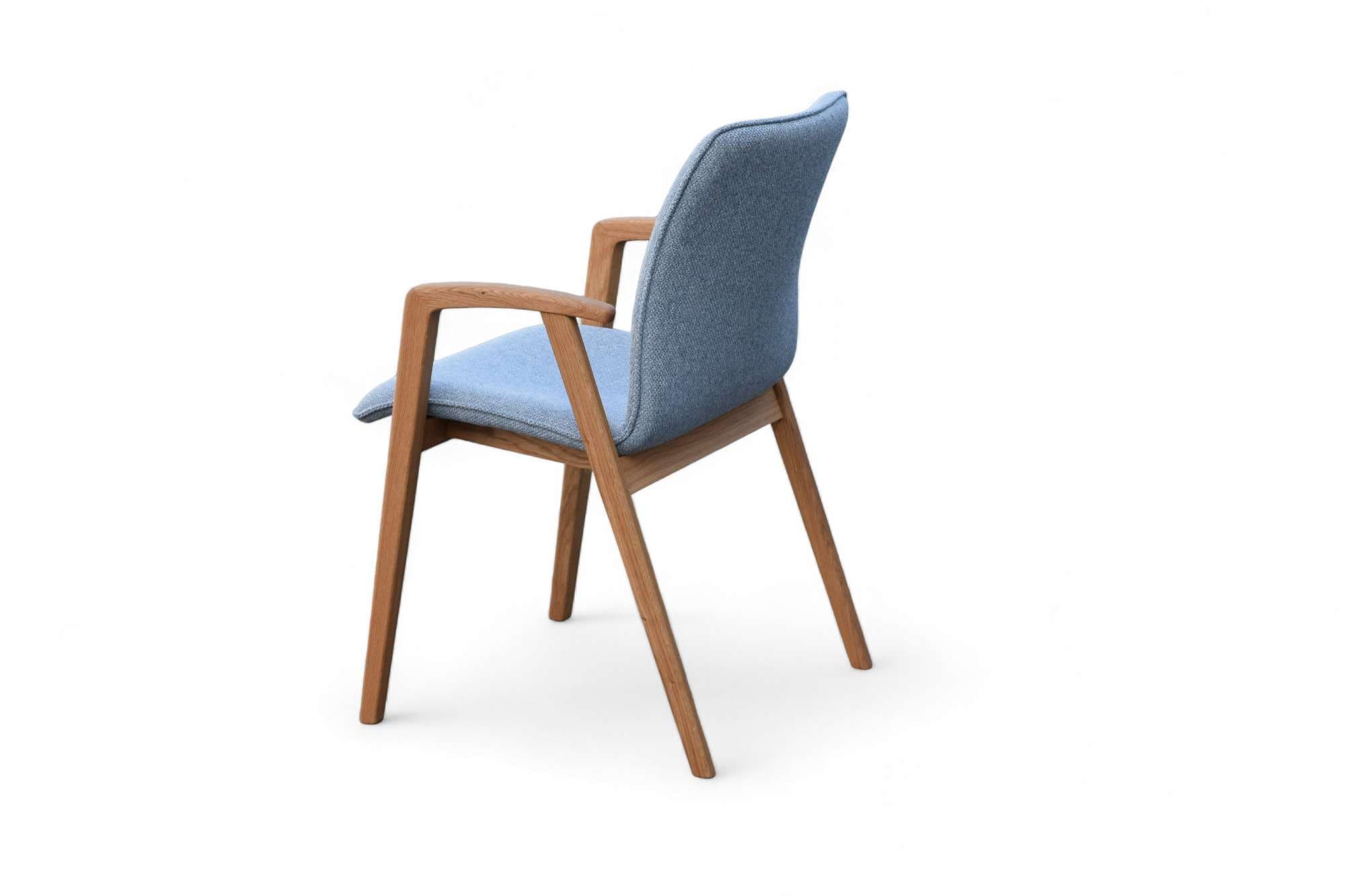 Home affaire Armlehnstuhl »Loreen Esszimmerstuhl, Polsterstuhl, Designstuhl« (Set) 2 Stk.mit Massivgestell, hochwertig gearbeitet, Armlehnen, stilvoll, bequem