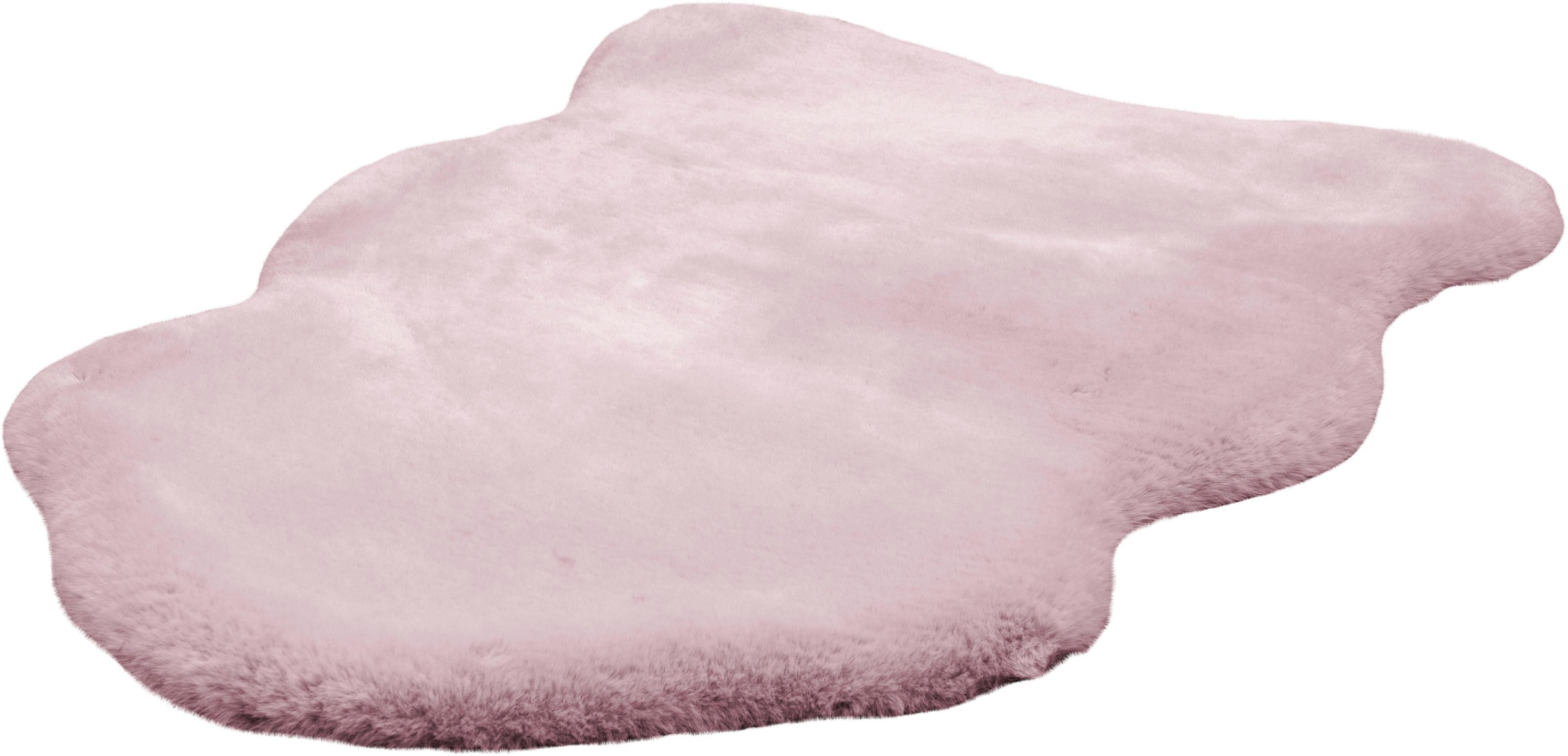 Arte Espina Fellteppich »Rabbit 200« fellförmig 35 mm Höhe Kunstfell, Kannichenfell Haptik, weich, Wohnzimmer alle Räume,Hochflor