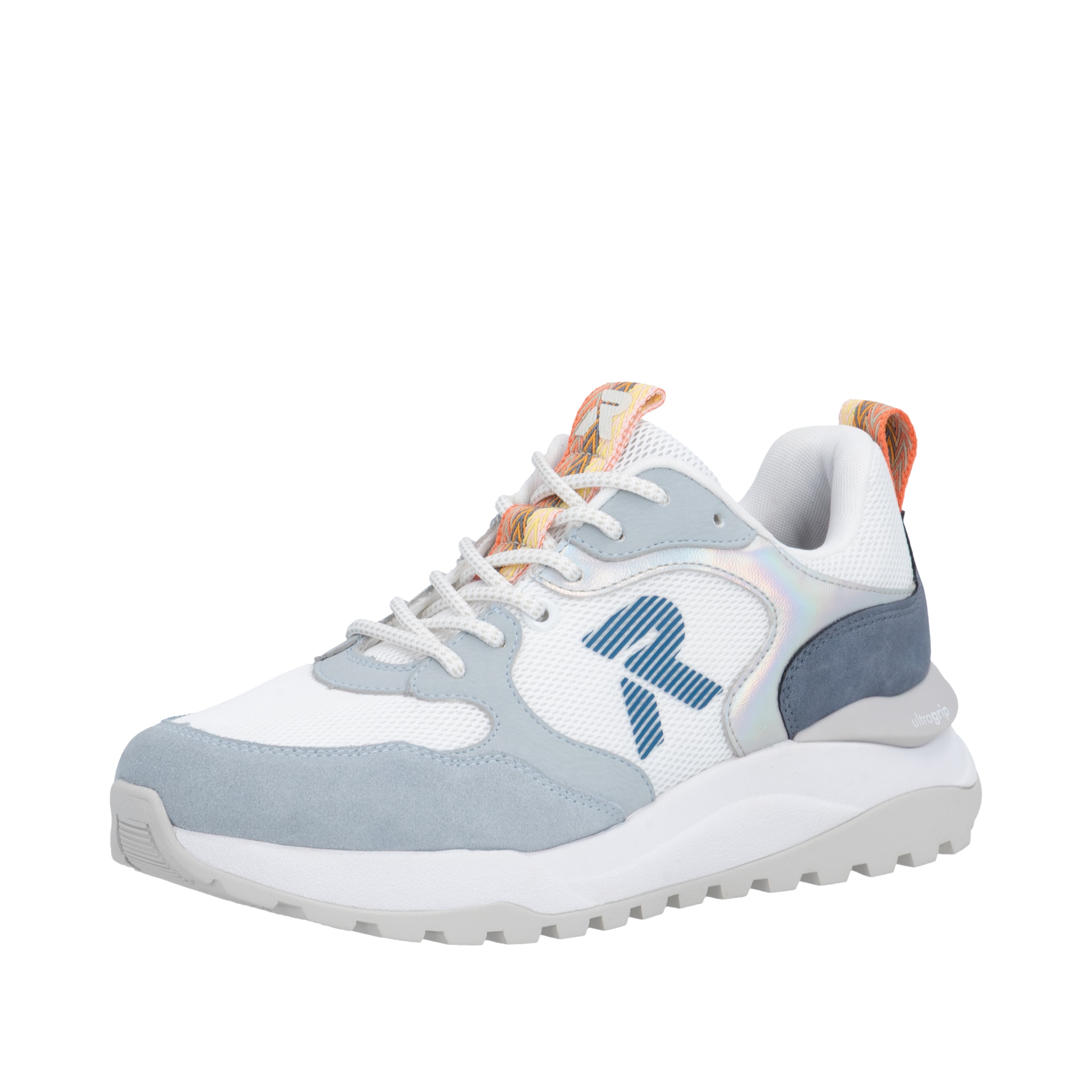Rieker Baskets compensées  chaussure à lacets, sneaker décontracté, chaussure basse avec col rembourré