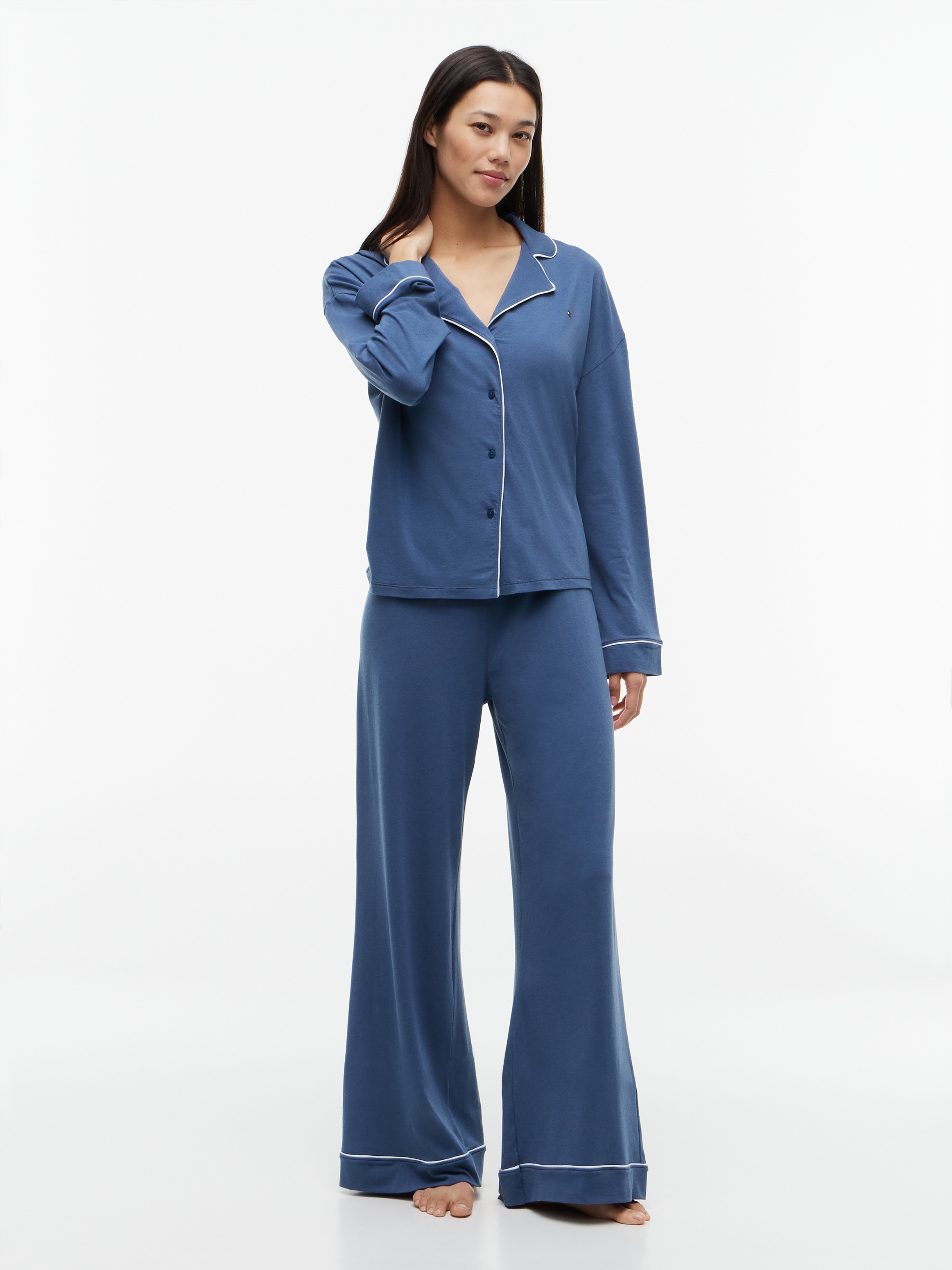 Tommy Hilfiger Underwear Pyjama »LS SHIRT PANTS PJ SET« Essential Relaxed Fit