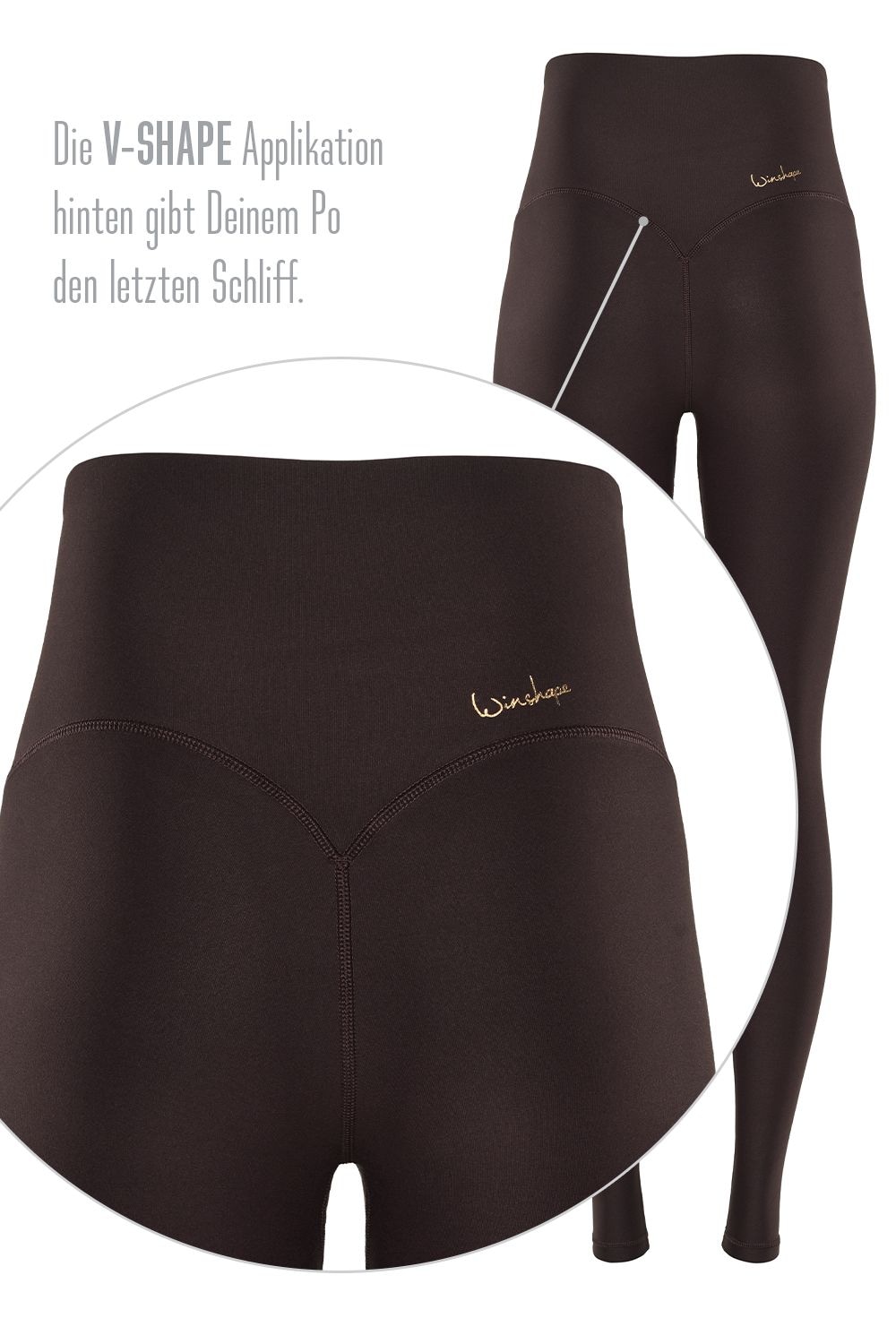 Winshape Leggings »Functional Comfort HWL117C«  mit V-Shape Applikation und Core-Bund