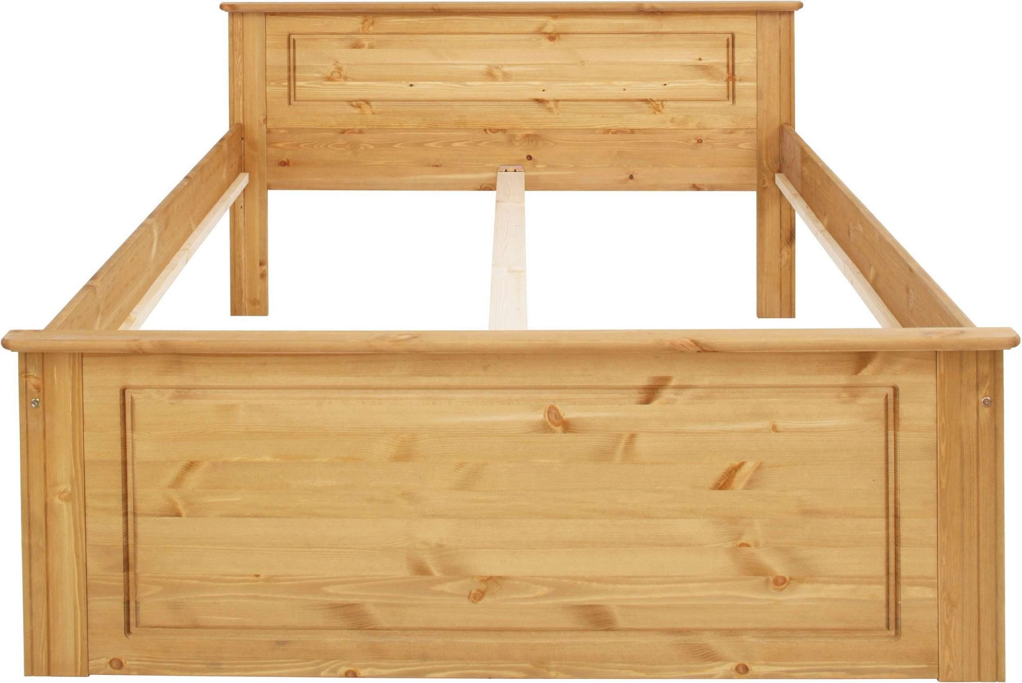 GOODproduct Massivholzbett »Hugo, hohe Belastbarkeit! FSC® zertifiziertes Massivholz, Landhausstil« Breite/Belastbarkeit 180cm/200KG, 140cm/180KG,  Stauraumbett aus massiver Kiefer