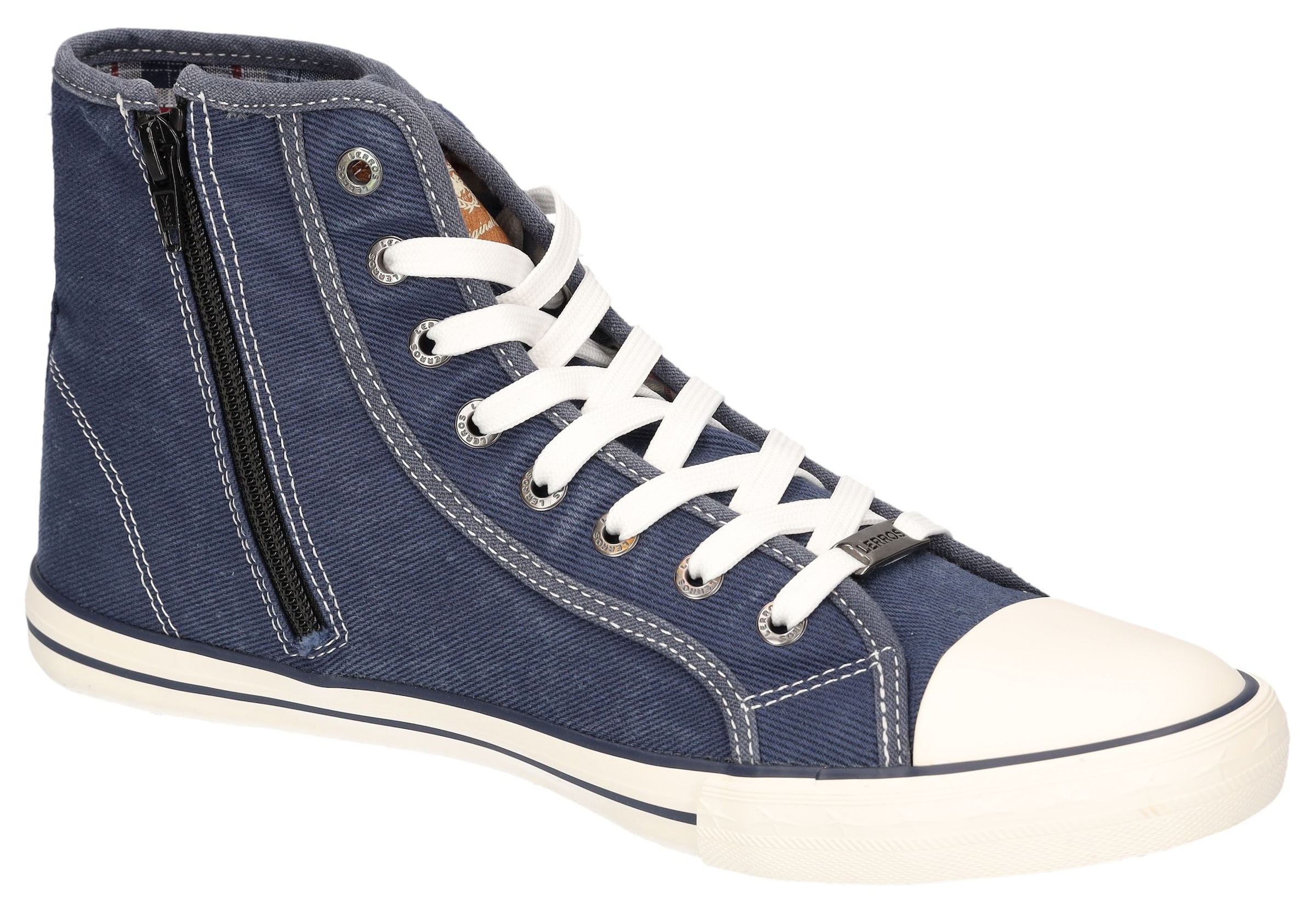 LERROS Sneakerboots  Schnürboots, High Top Sneaker, Canvas-Boots mit Gummikappe