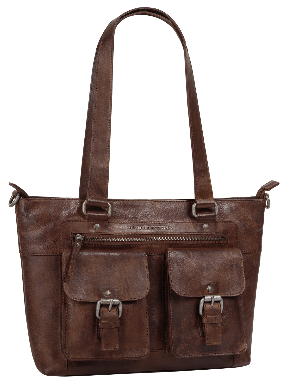 Spikes & Sparrow Shopper echt Leder