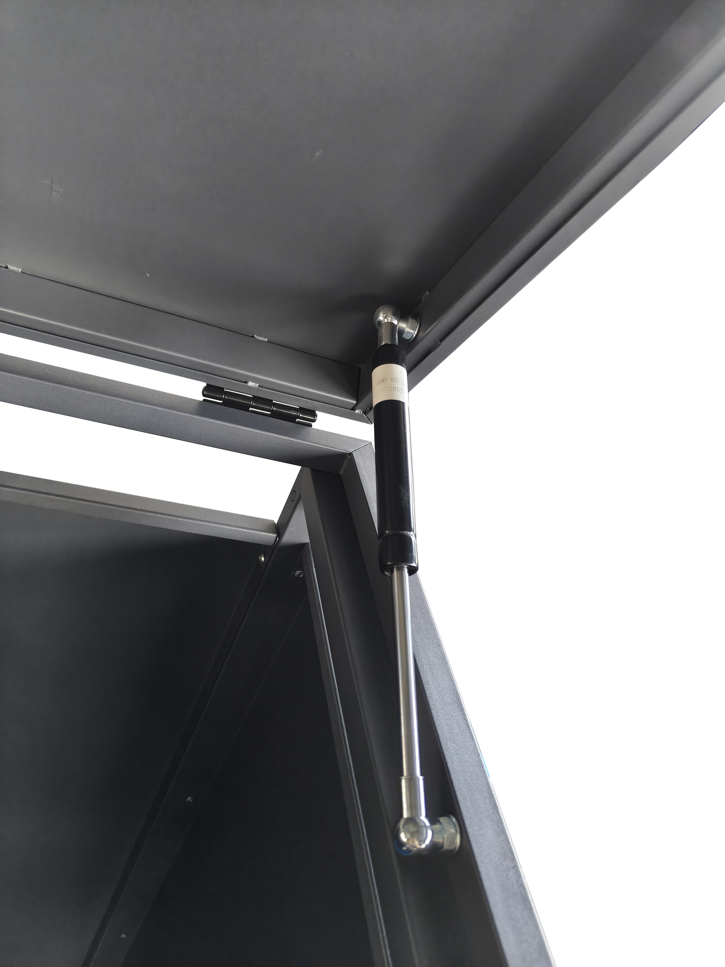 KONIFERA Mülltonnenbox »Bilbao Premium, Metall pulverbeschichtet 120-240L« Deckel mit Gasdruckfeder, abschliessbar, 120-240L BxTxH: 68x80x117 cm