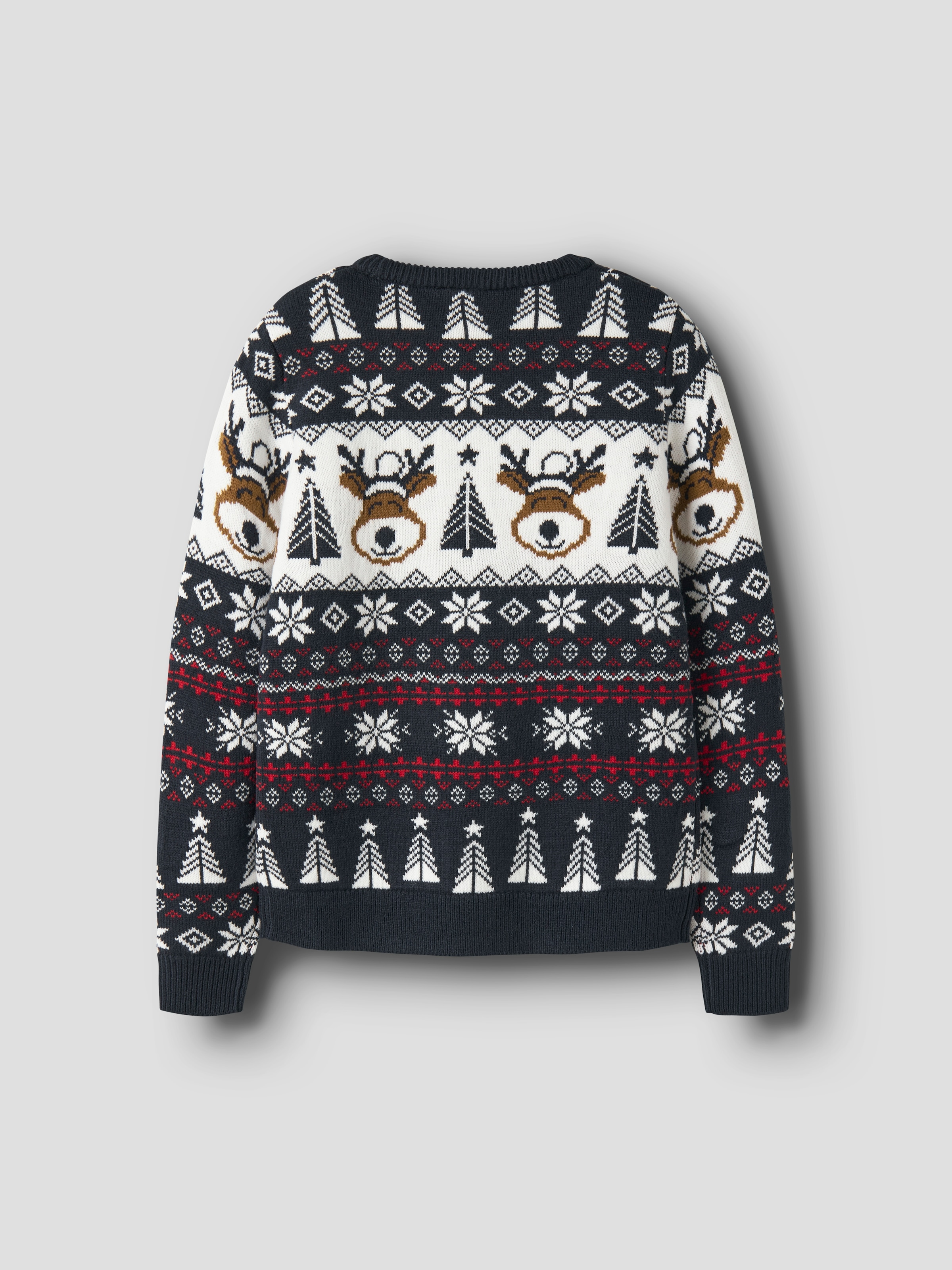 Name It Pull de Noël »NKNRISMAS LS KNIT COT« coton, motif tricoté de Noël