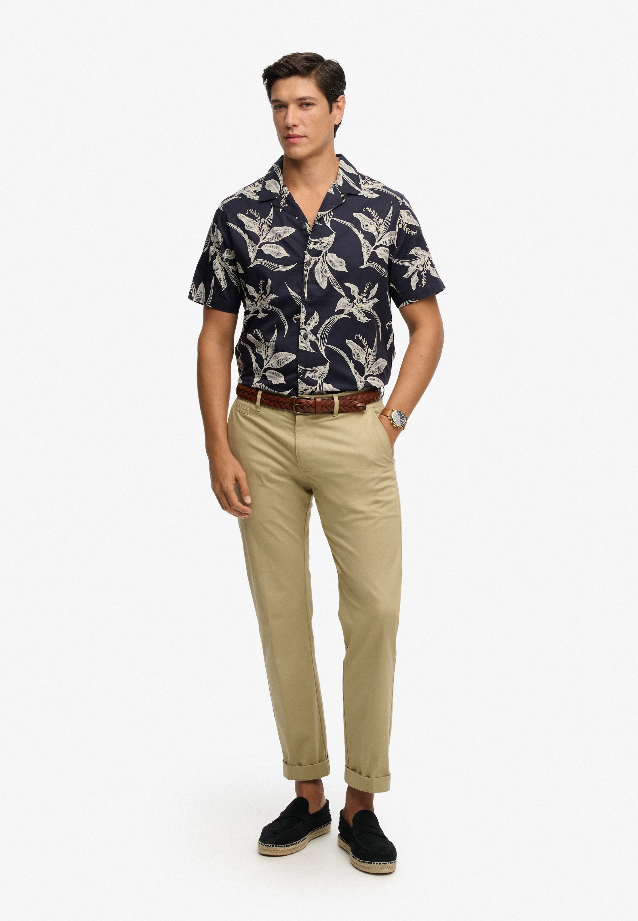 Superdry Chemise hawaïenne »HAWAIIAN PRINT S/S SHIRT« mit sommerlich coolem Hawaii-Blumen-Print