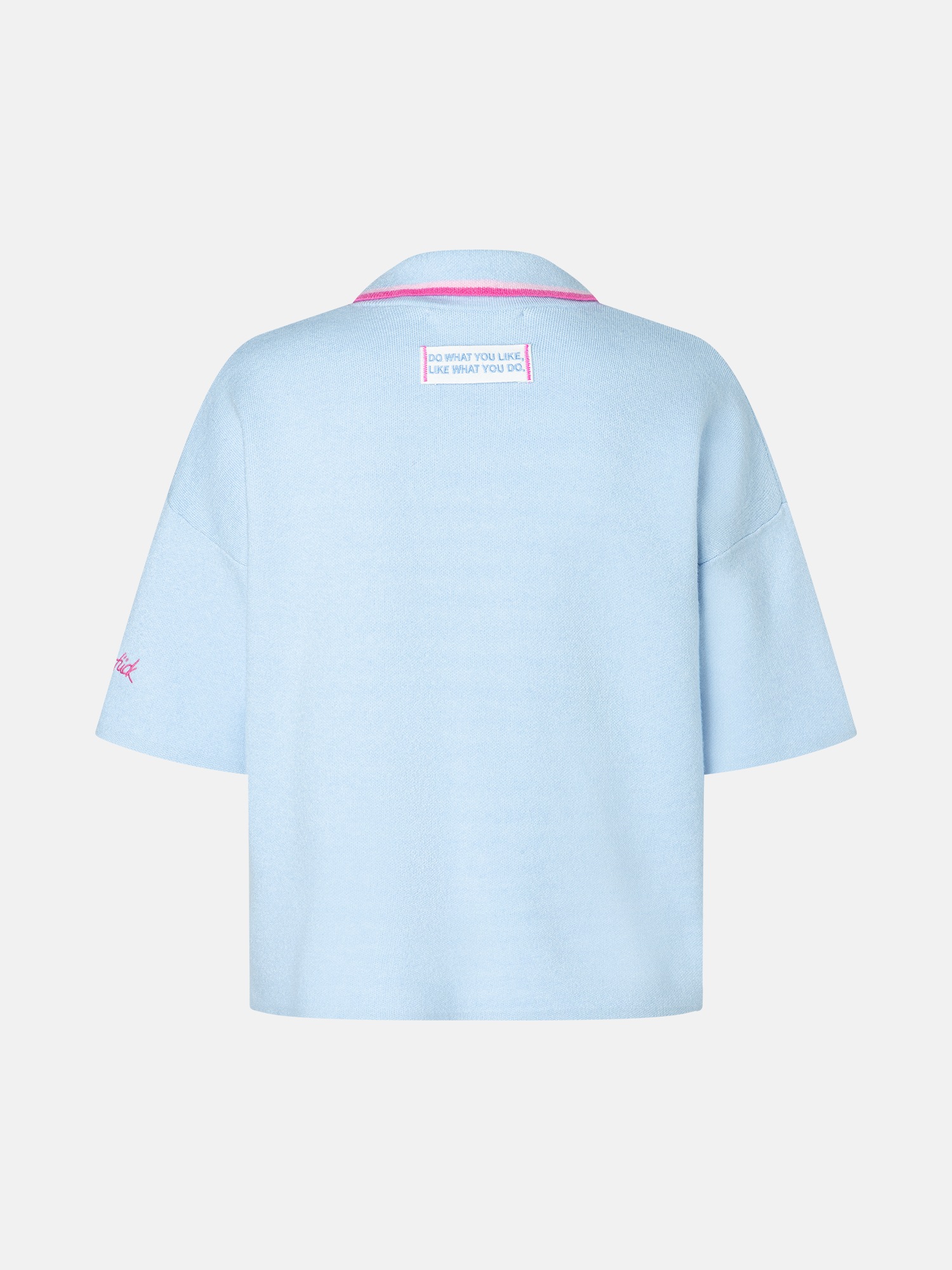 Lieblingsstück Polokragenpullover »TainaL« mit floraler Pailletten-Applikation