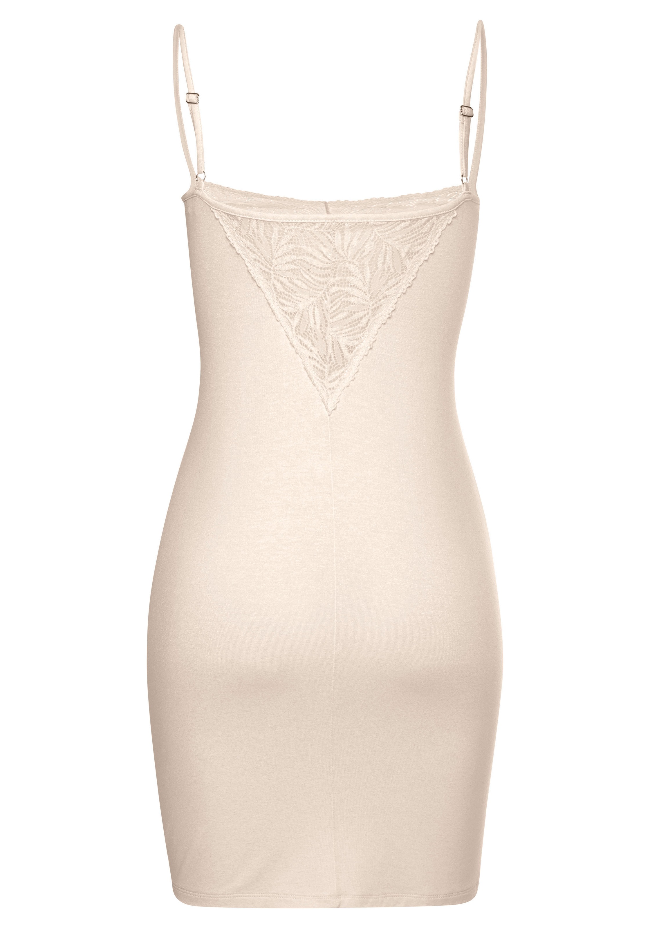 LASCANA Negligé mit edlen Spitzendetails