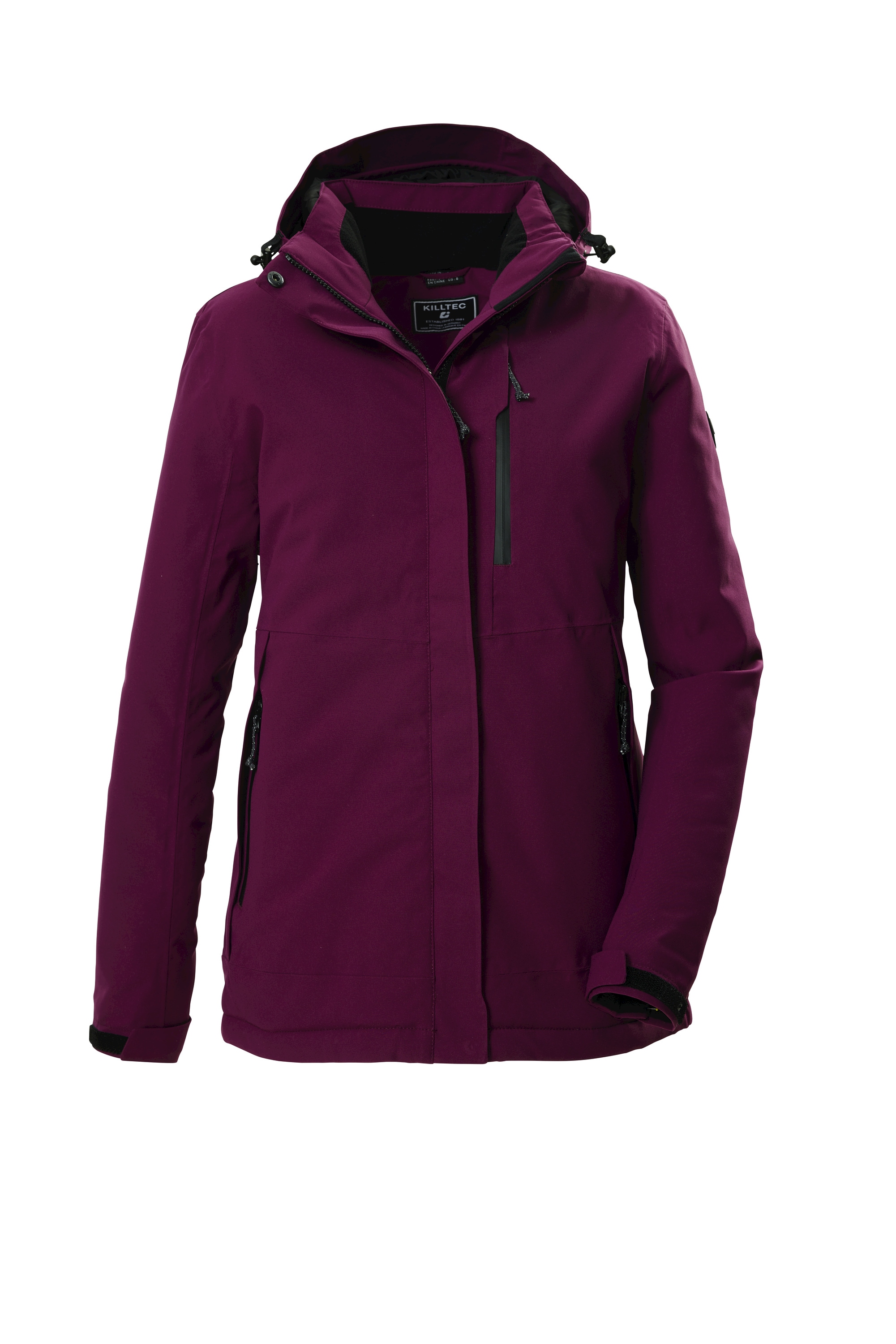 Killtec Veste fonctionnelle »KOW 219 WMN JCKT« avec capuche avec capuche amovible et réglable, coupe-vent, respirant