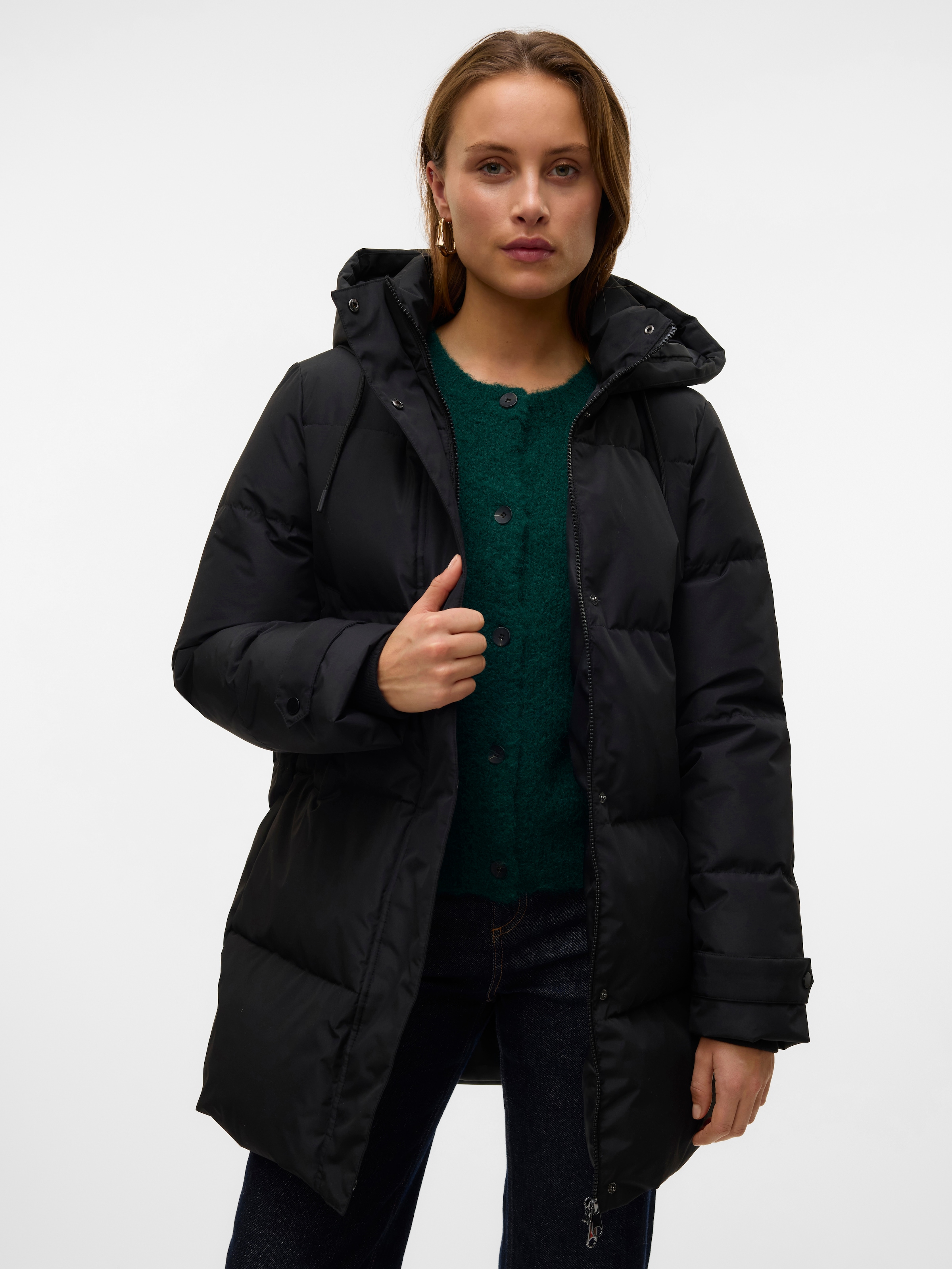 Vero Moda Veste matelassée »VMLEONIELEA DOWN JACKET NOOS GA« mit Kapuze