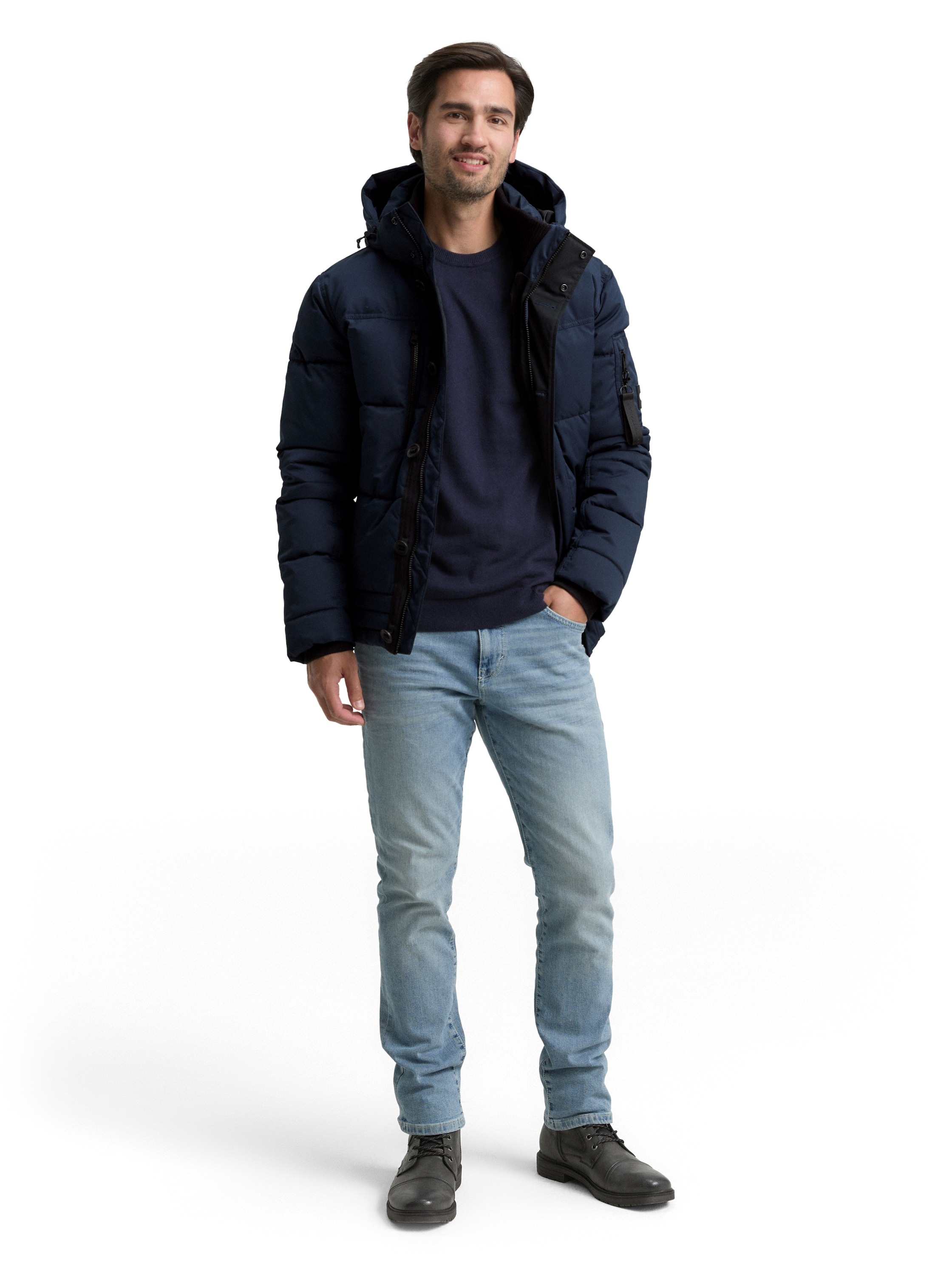 TOM TAILOR Steppjacke mit Kapuze mit Kapuze