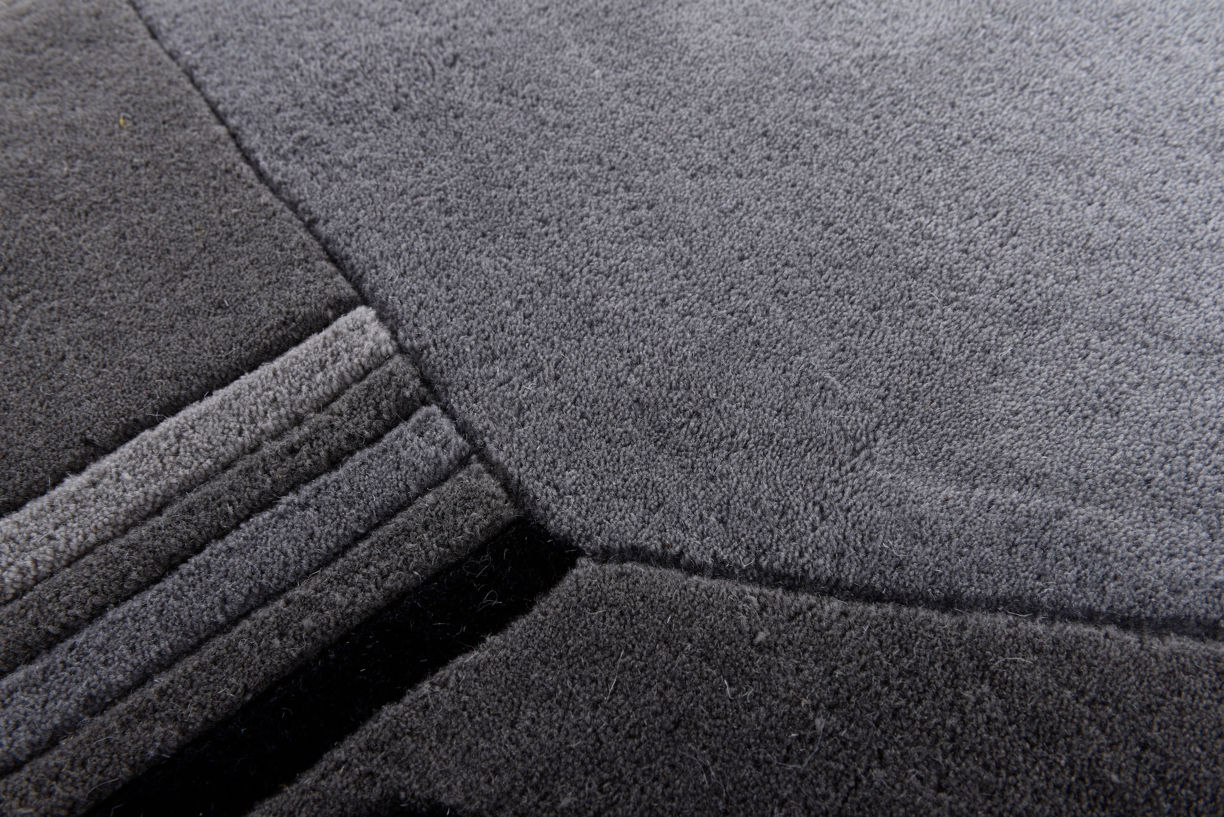 THEKO Tapis en laine »Ambadi« Octogonal 14 mm Höhe pure laine vierge, tufté main, avec bordure, moderne