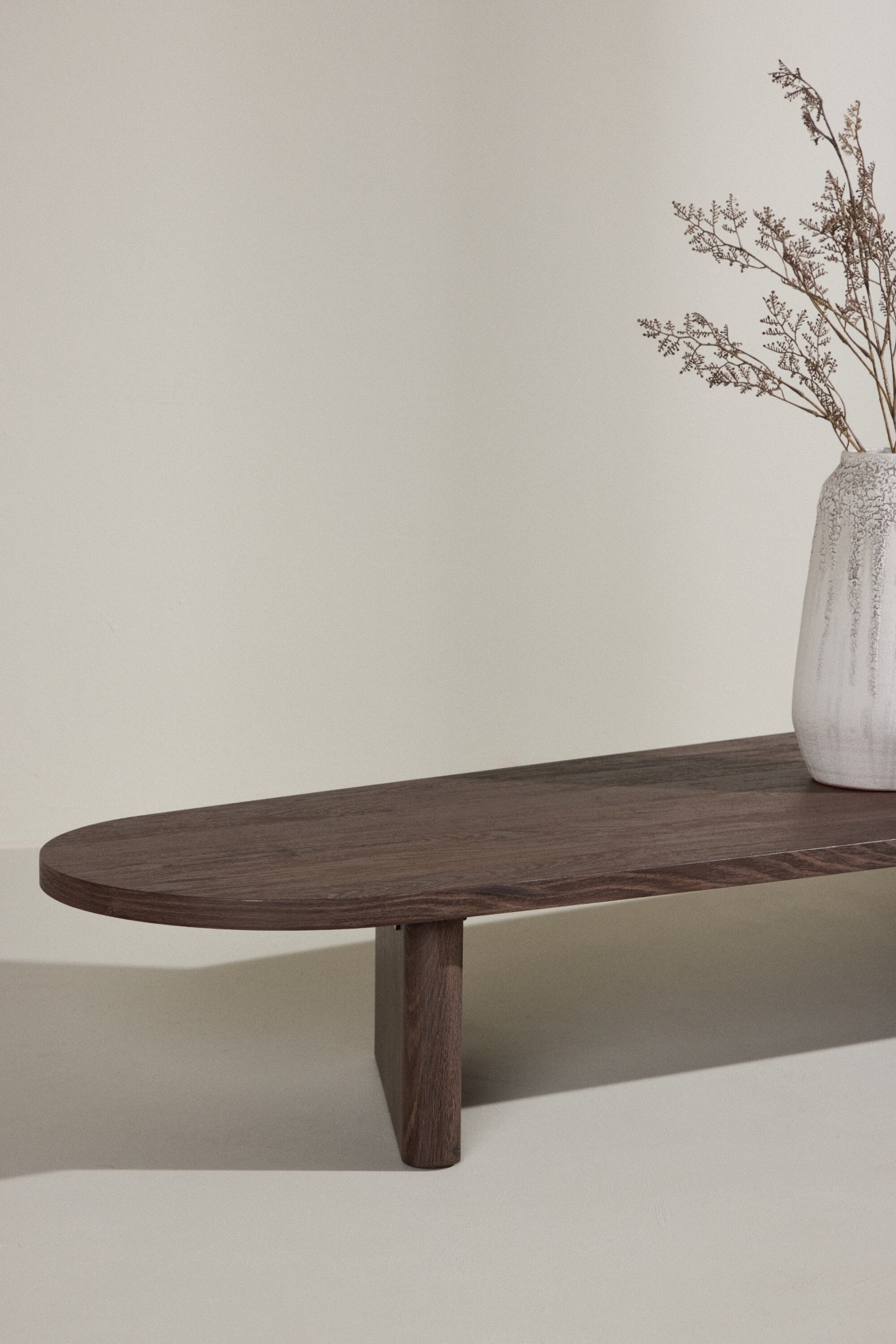 Venture Home Table basse »Grönvik, langer schmaler Couchtisch 180 × 55 cm in tiefem Mokka« Table basse, MDF, rectangulaire, basse, allongée, moderne