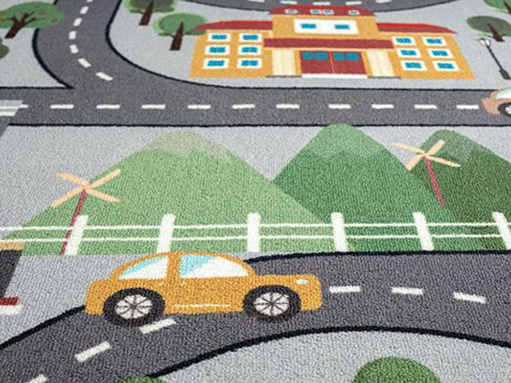 the carpet Teppich »Happy Life« rechteckig 4 mm Höhe Life Kinderzimmer Teppich Spielteppich pflegeleicht