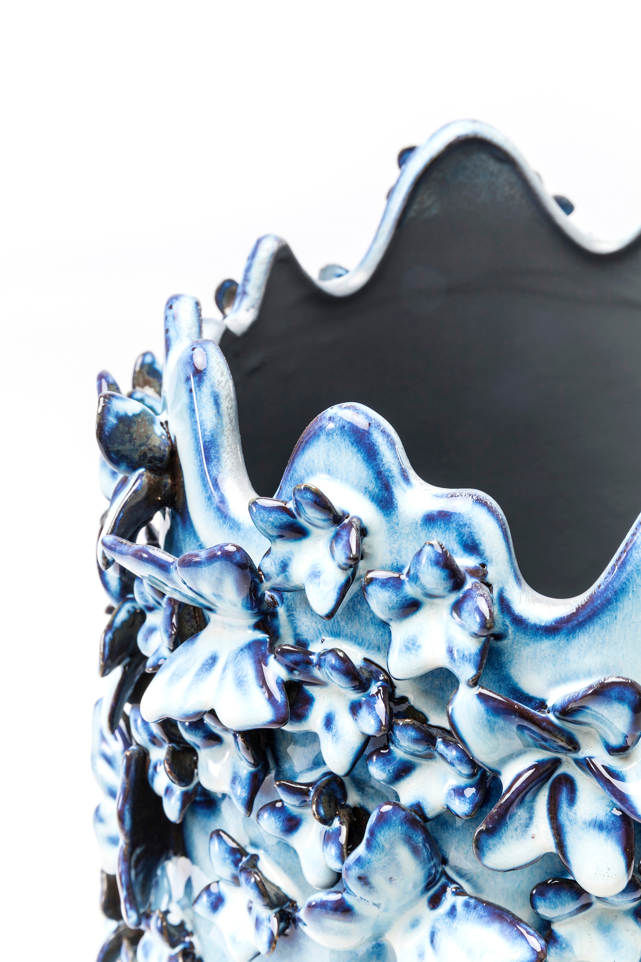 Kare Design Dekovase »Butterflies Lightblue 50cm«