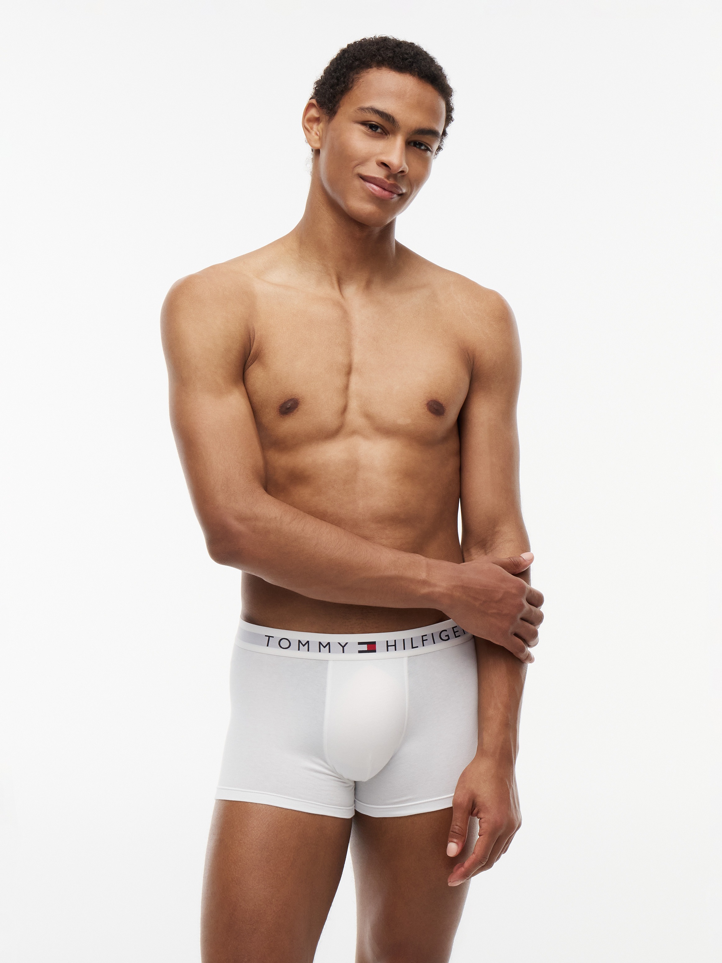 Tommy Hilfiger Underwear Tronc »3P TRUNK WB« Paquet, lot de 3, 3 cuis avec ceinture logo
