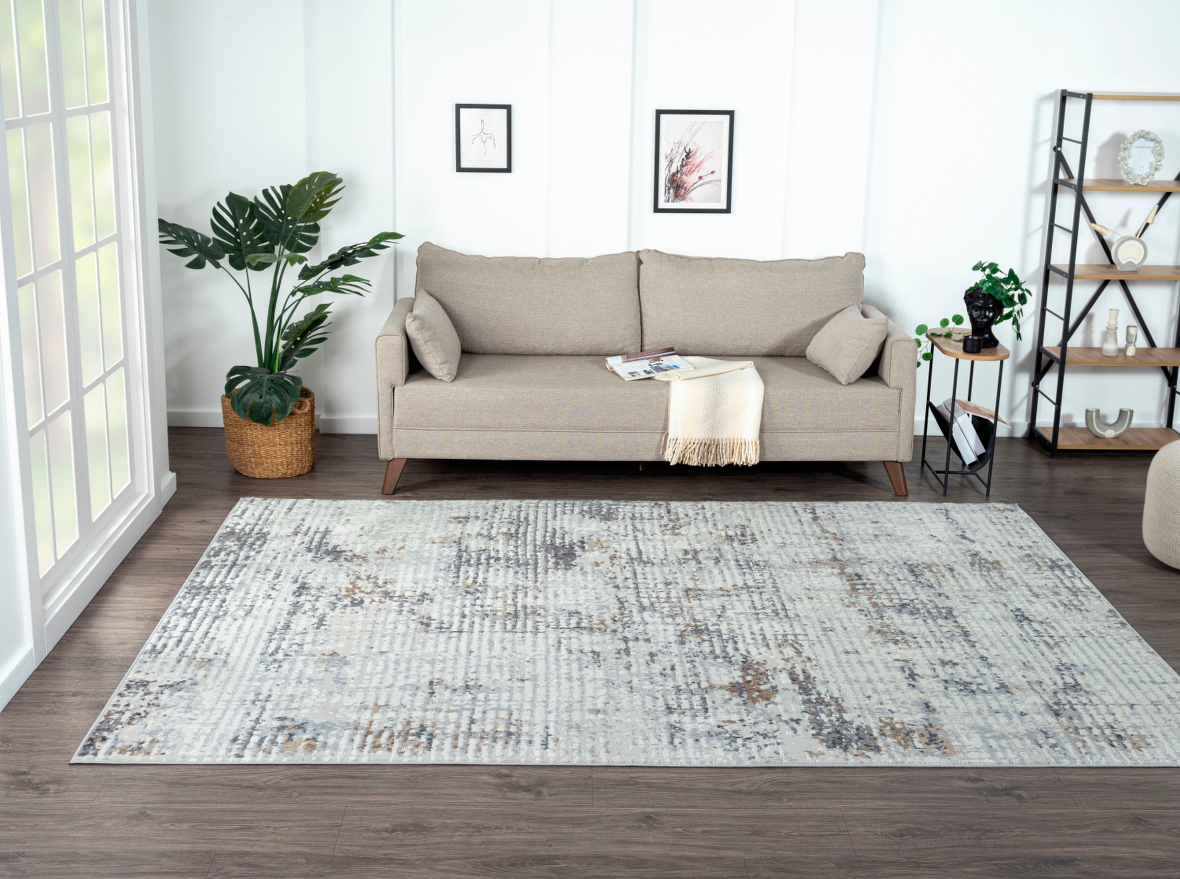 Myflair Möbel & Accessoires Teppich »My Joy, LAGERRÄUMUNG!« rechteckig 8 mm Höhe Kurzflor, Scandi-Design, besonders weich durch Microfaser