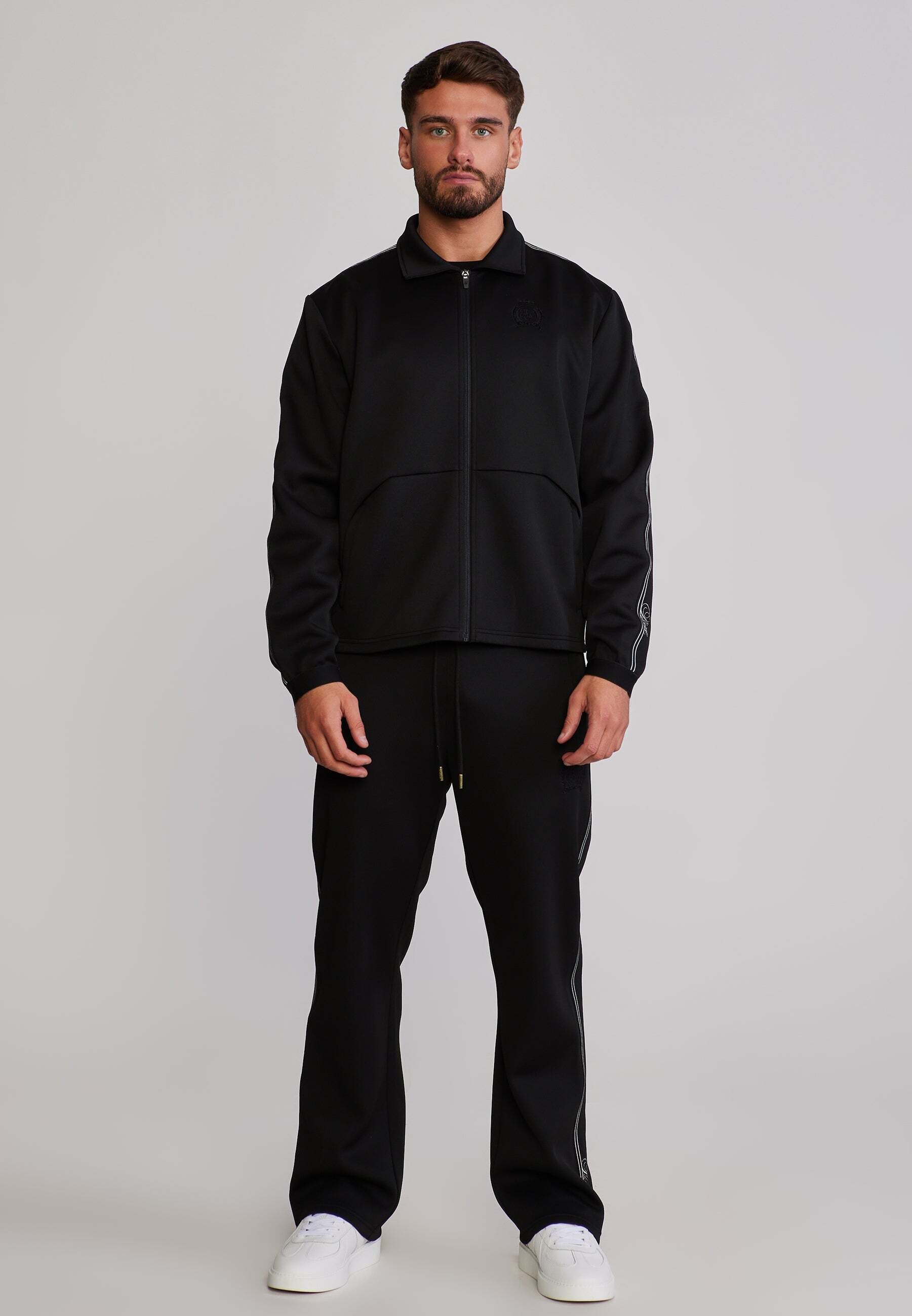 Siksilk Veste sweat »Siksilk Sweatjacke Taped«