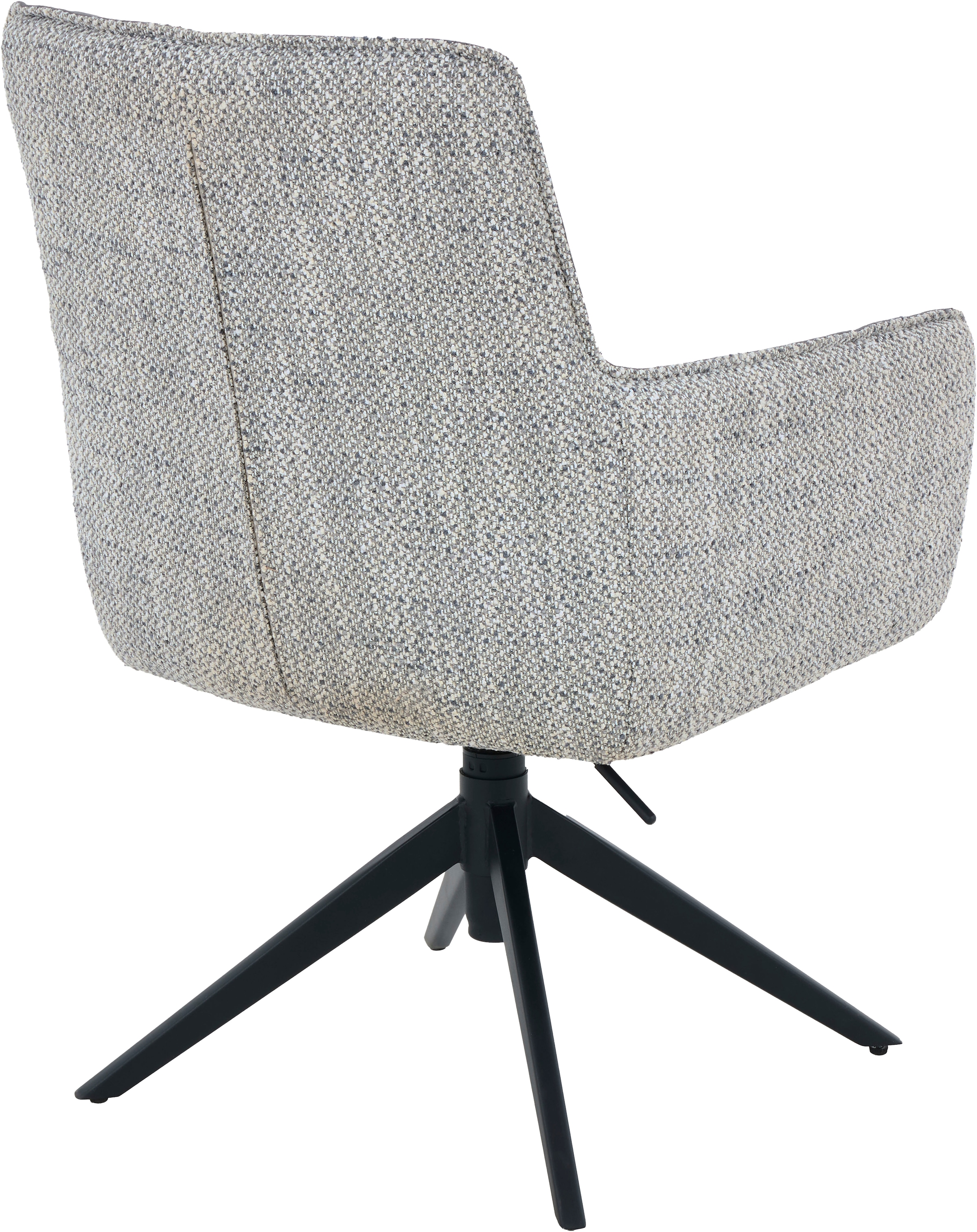 HELA Chaise pivotante »POMBA« () 1 cuispivotant à 360°, réglable en hauteur, suspension à ressort, accoudoirs, supporte 140kg