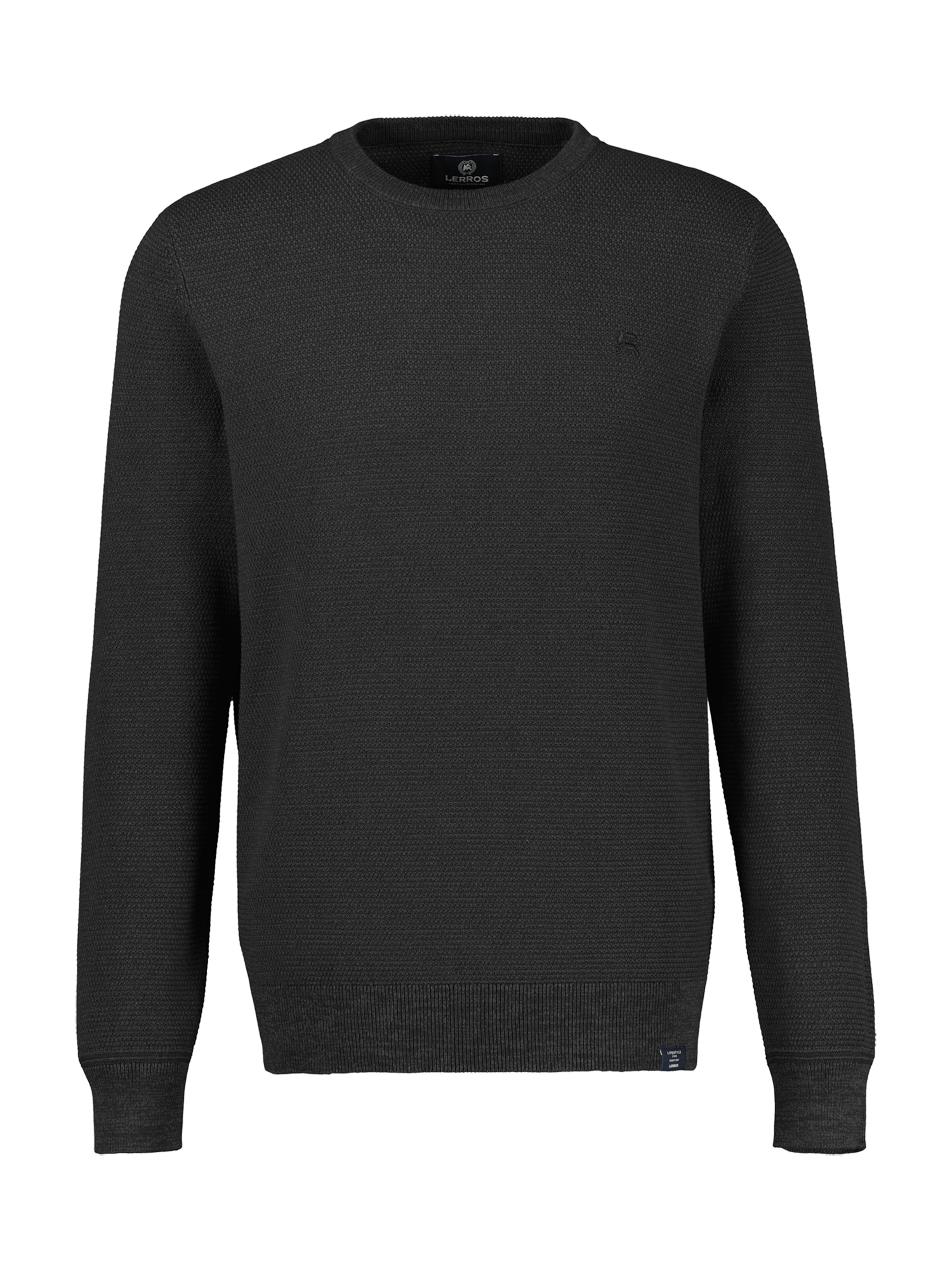 LERROS Pull en tricot »Herren Strickpullover in Twist-Struktur« Rundhalsausschnitt, weicher Stoff, langärmlig, normale Passform