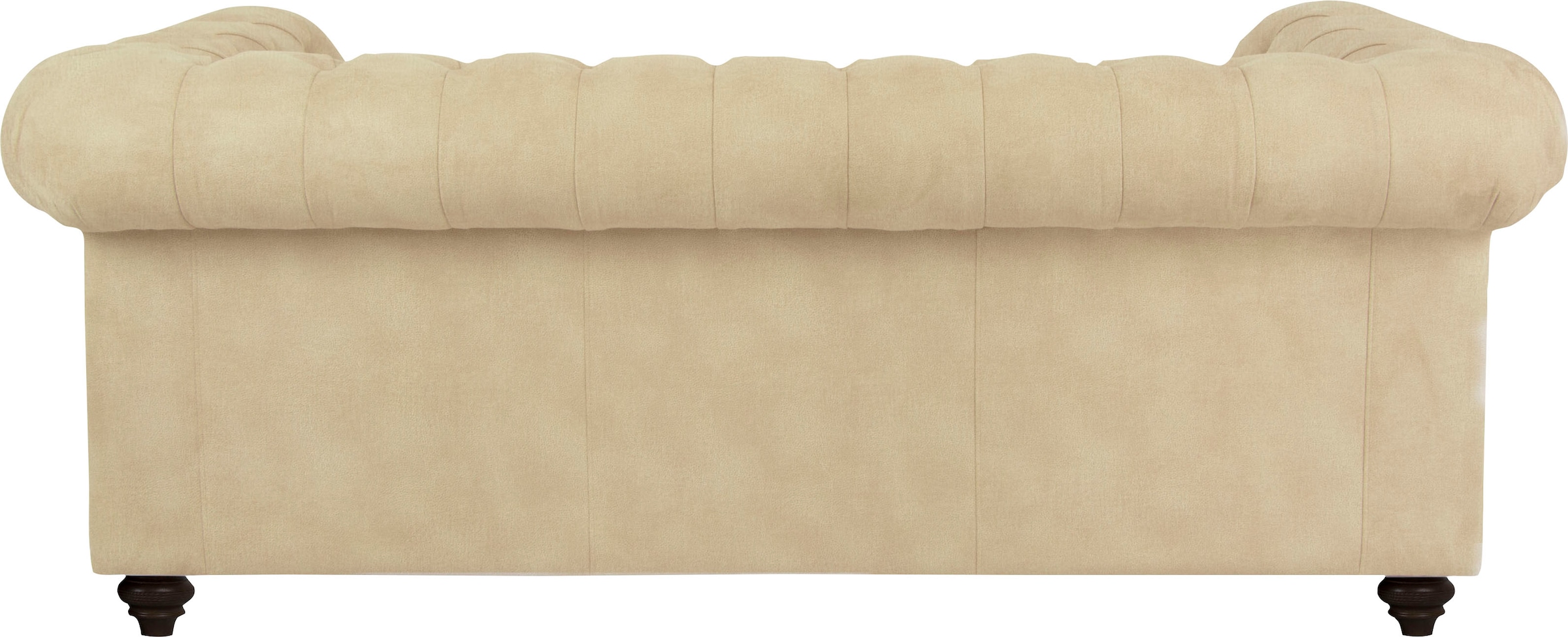 Home affaire Canapé Chesterfield »Duc 3-Sitzer« hochwertige Knopfheftung im Rücken, Samtoptik mit changierender Optik