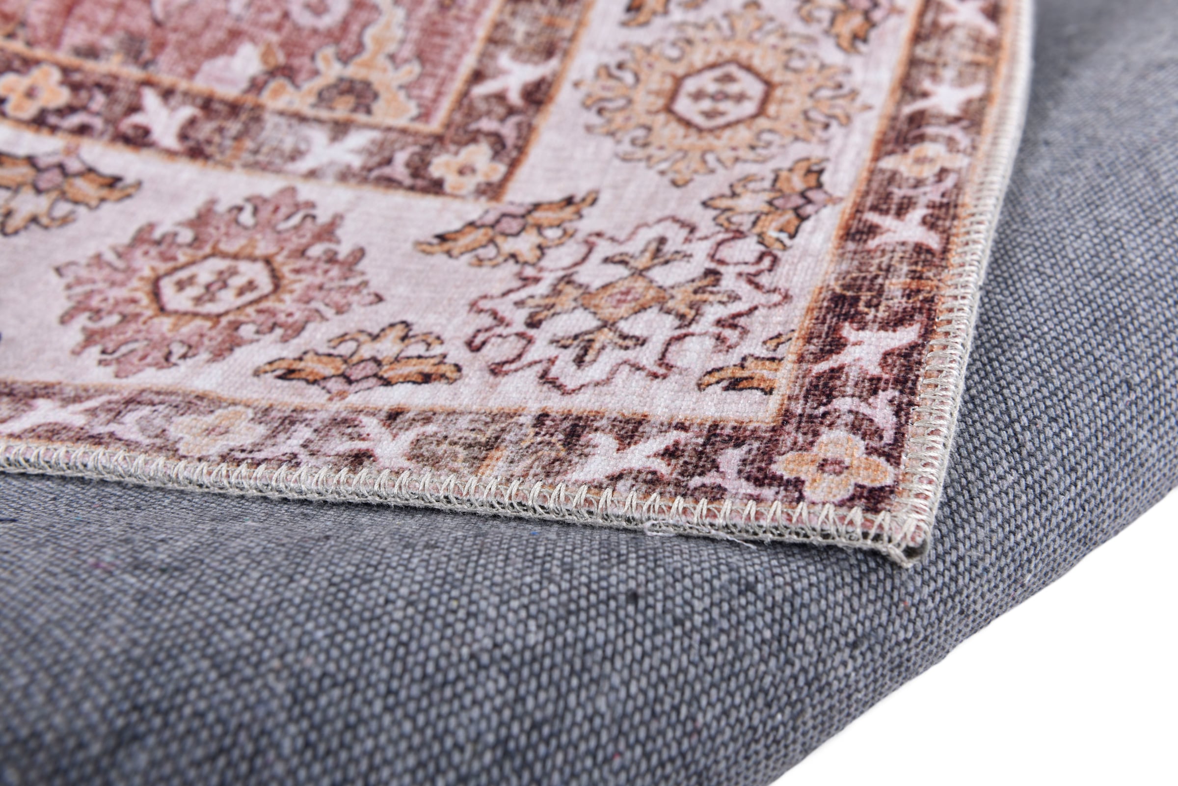 Gino Falcone Tapis »Cecilia 057« Rectangulaire 3 mm Höhe Flachgewebe, bedruckt, Orient-Optik