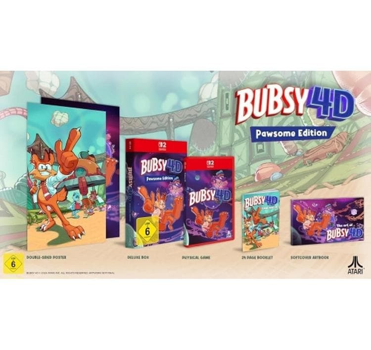   Logiciel de jeu »Atari Games Bubsy 4D Pawsome Edition (Box)« Nintendo Switch 2