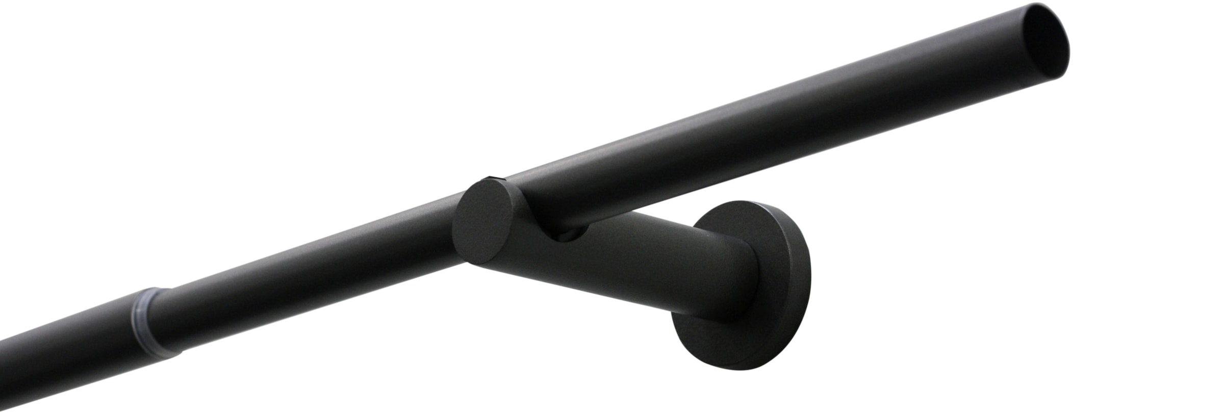 GARDINIA Tringle à rideaux »Set Sol 1-Lauf« Ø 1,9 mm 1 läufig-läufig mit Bohren, Wandmontage, Metall, Gardinenstangen Set aus Metall